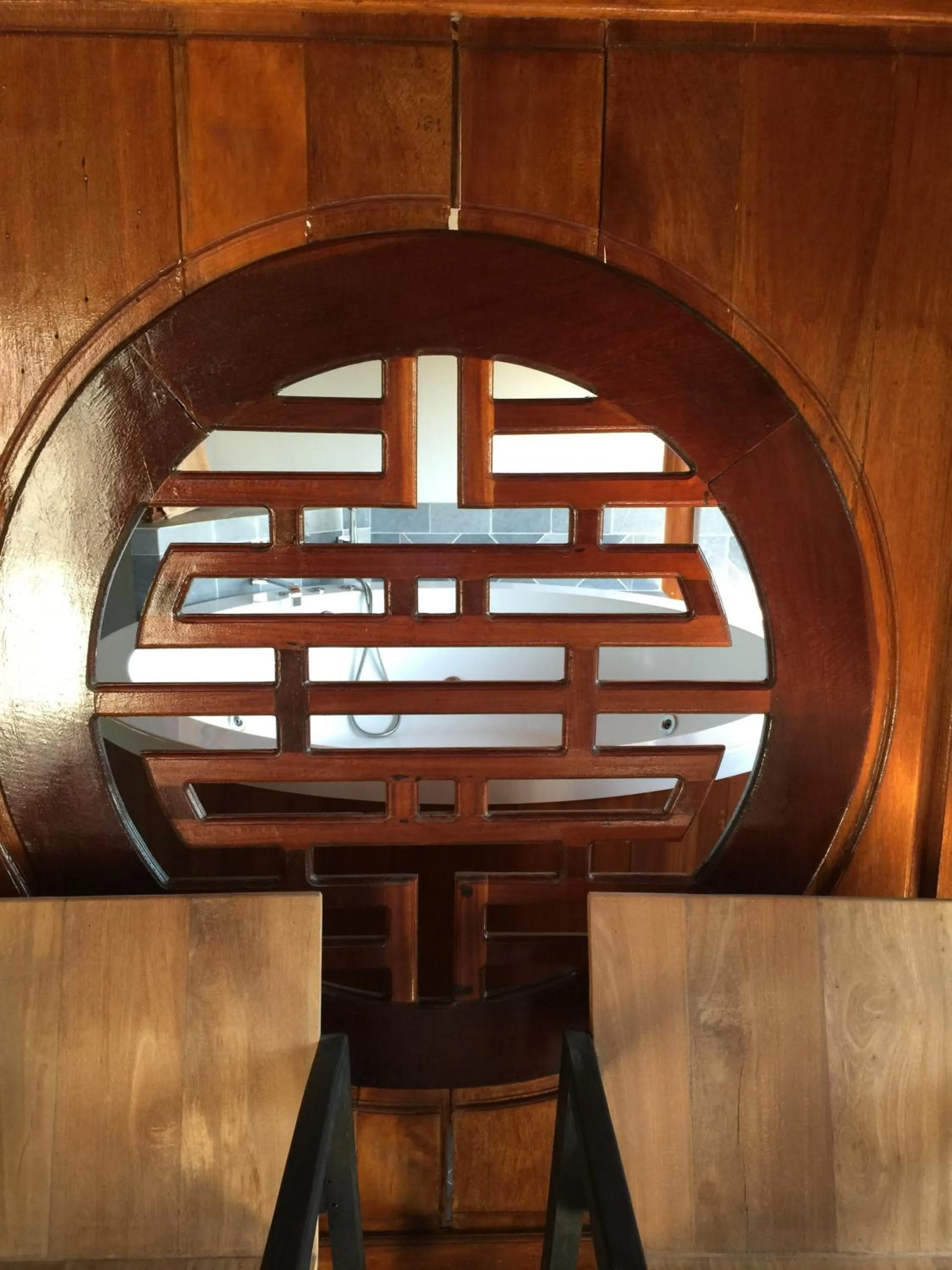 Decorative detail in Villa Louise Hue Beach Boutique Hotel