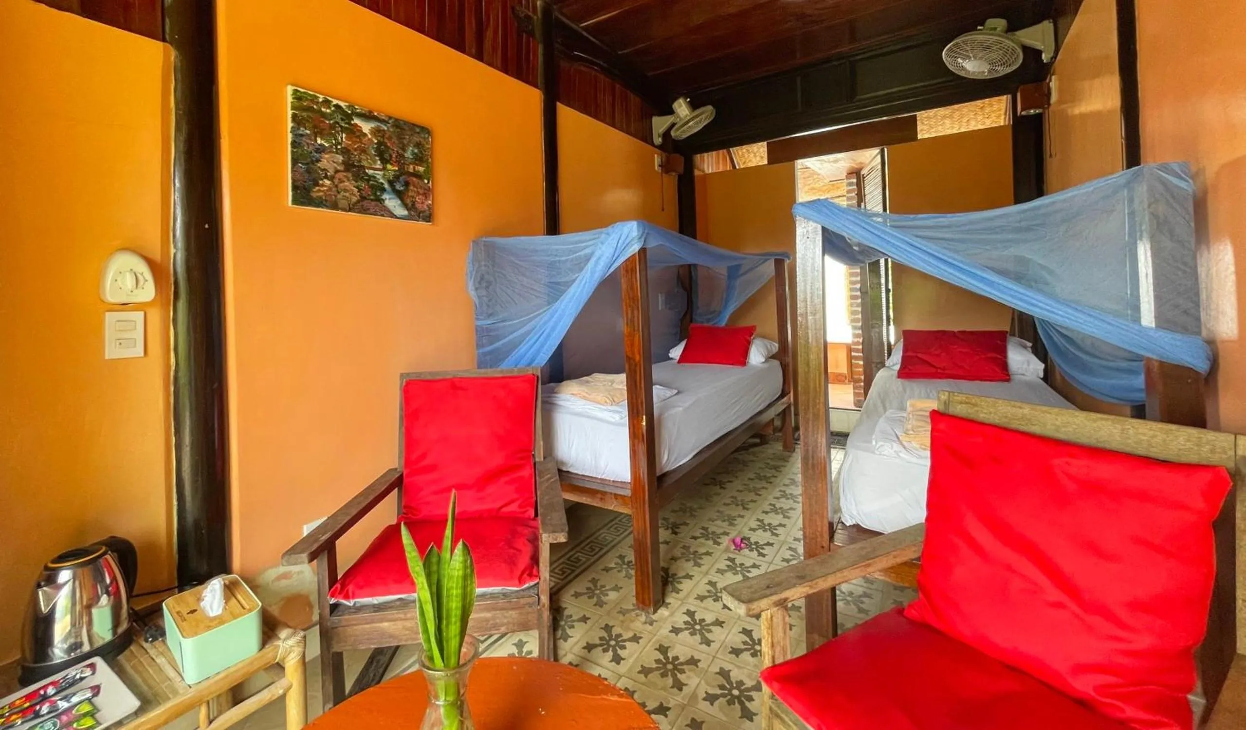 Photo of the whole room, Bed in Villa Louise Hue Beach Boutique Hotel