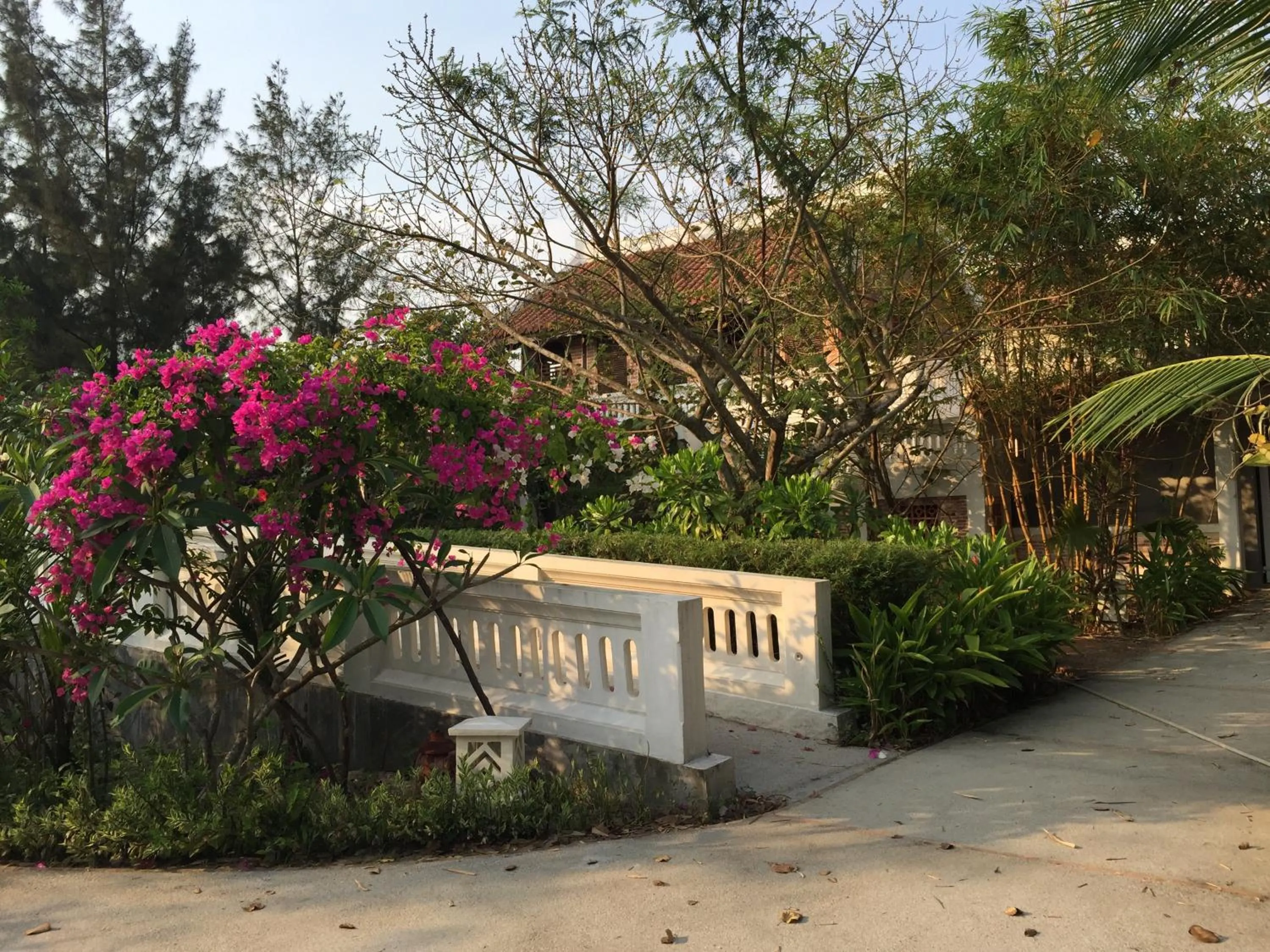 Garden in Villa Louise Hue Beach Boutique Hotel