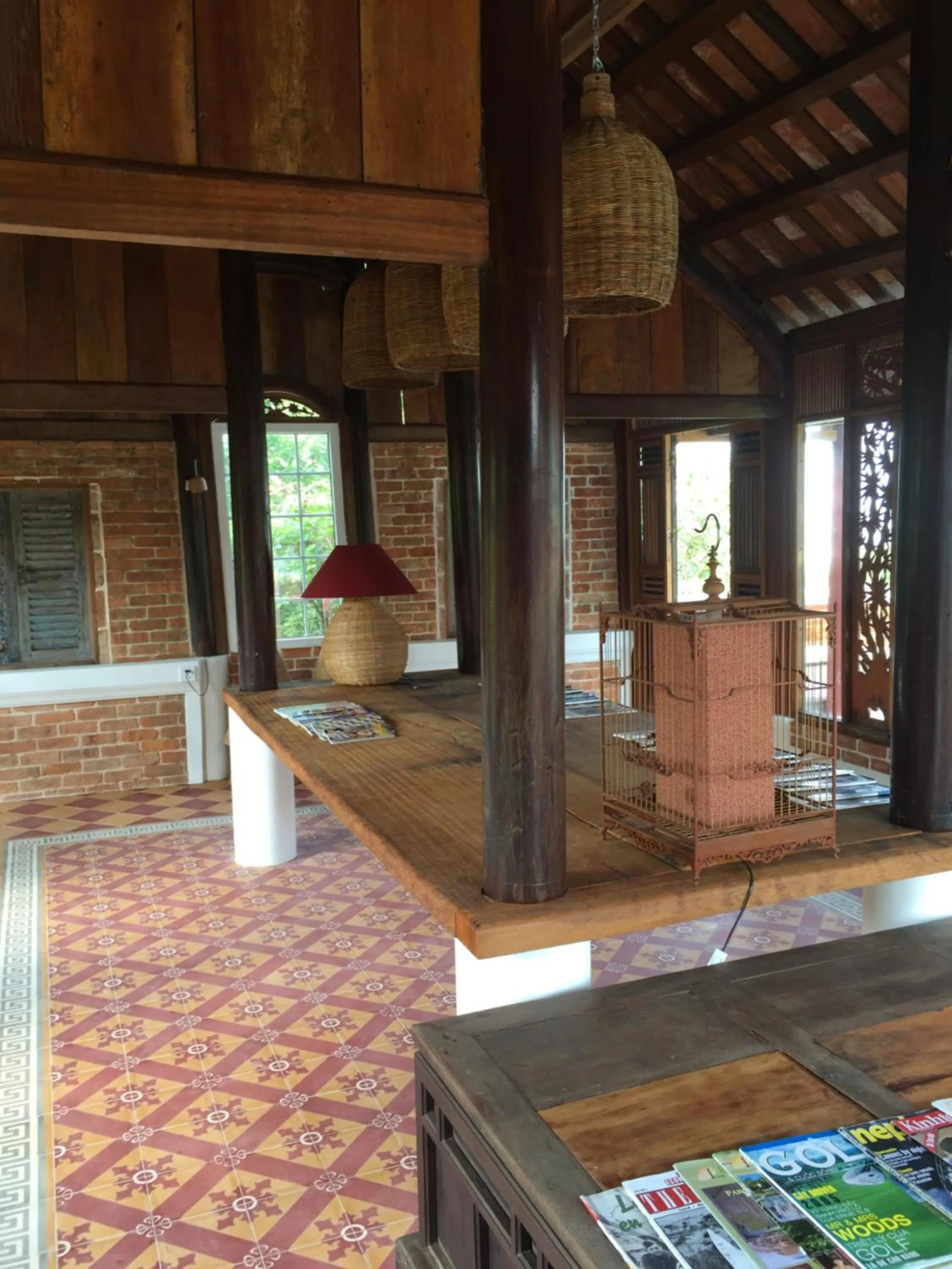 Seating area in Villa Louise Hue Beach Boutique Hotel