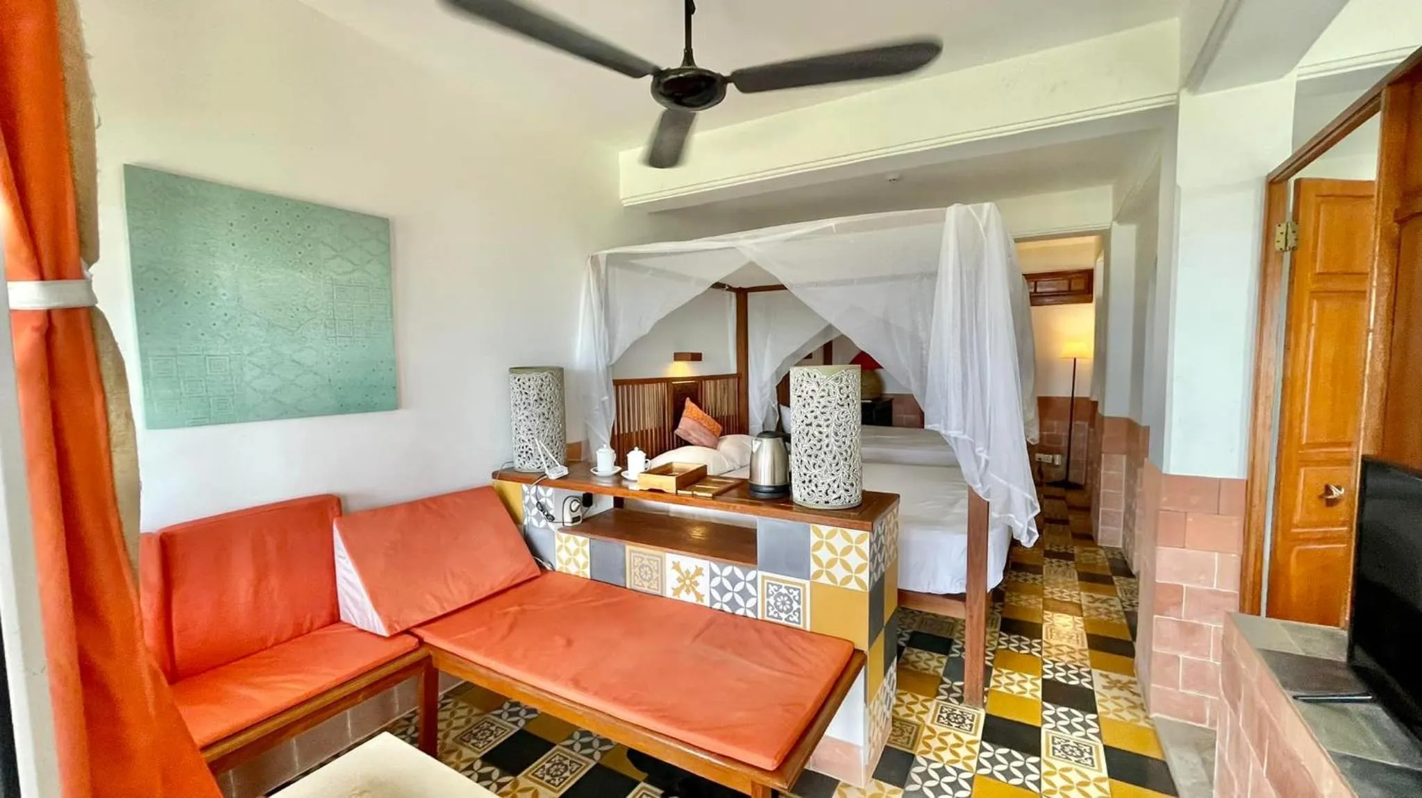 Photo of the whole room in Villa Louise Hue Beach Boutique Hotel