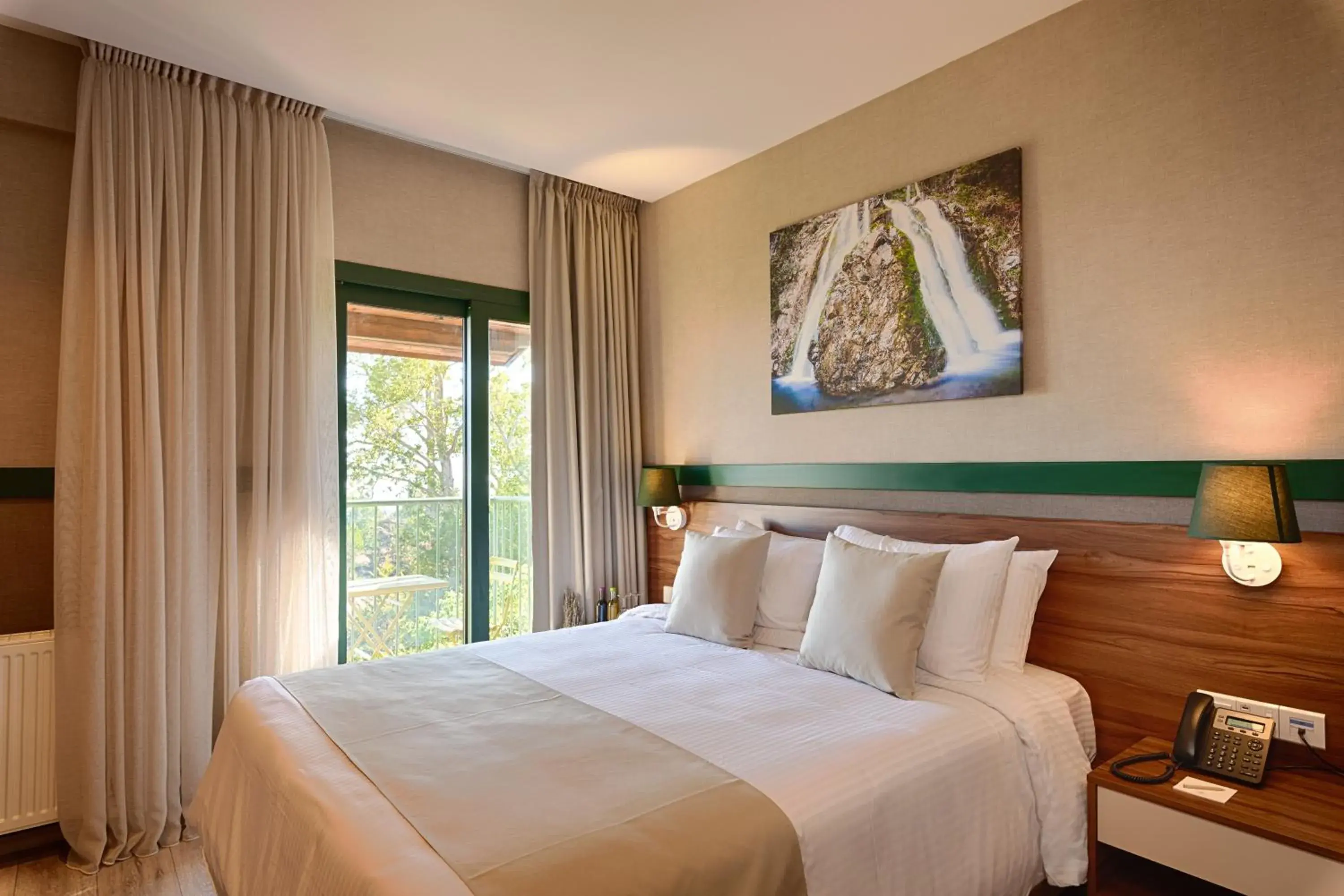 Double or Twin Room with Balcony - single occupancy in Petit Palais Platres Boutique Hotel Double or Twin Room with Balcony - single occupancy in Petit Palais Platres Boutique Hotel