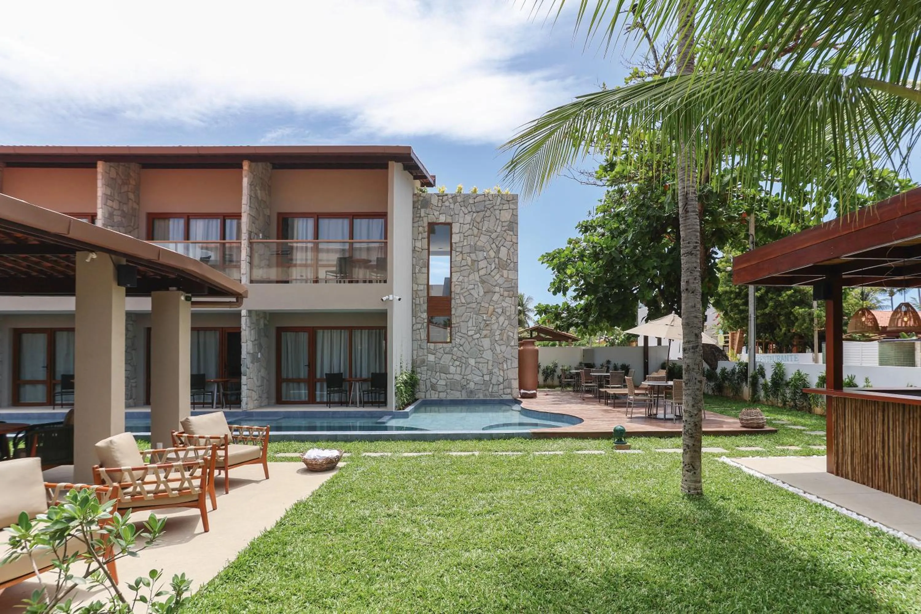 Garden view in Amaraíz Pousada