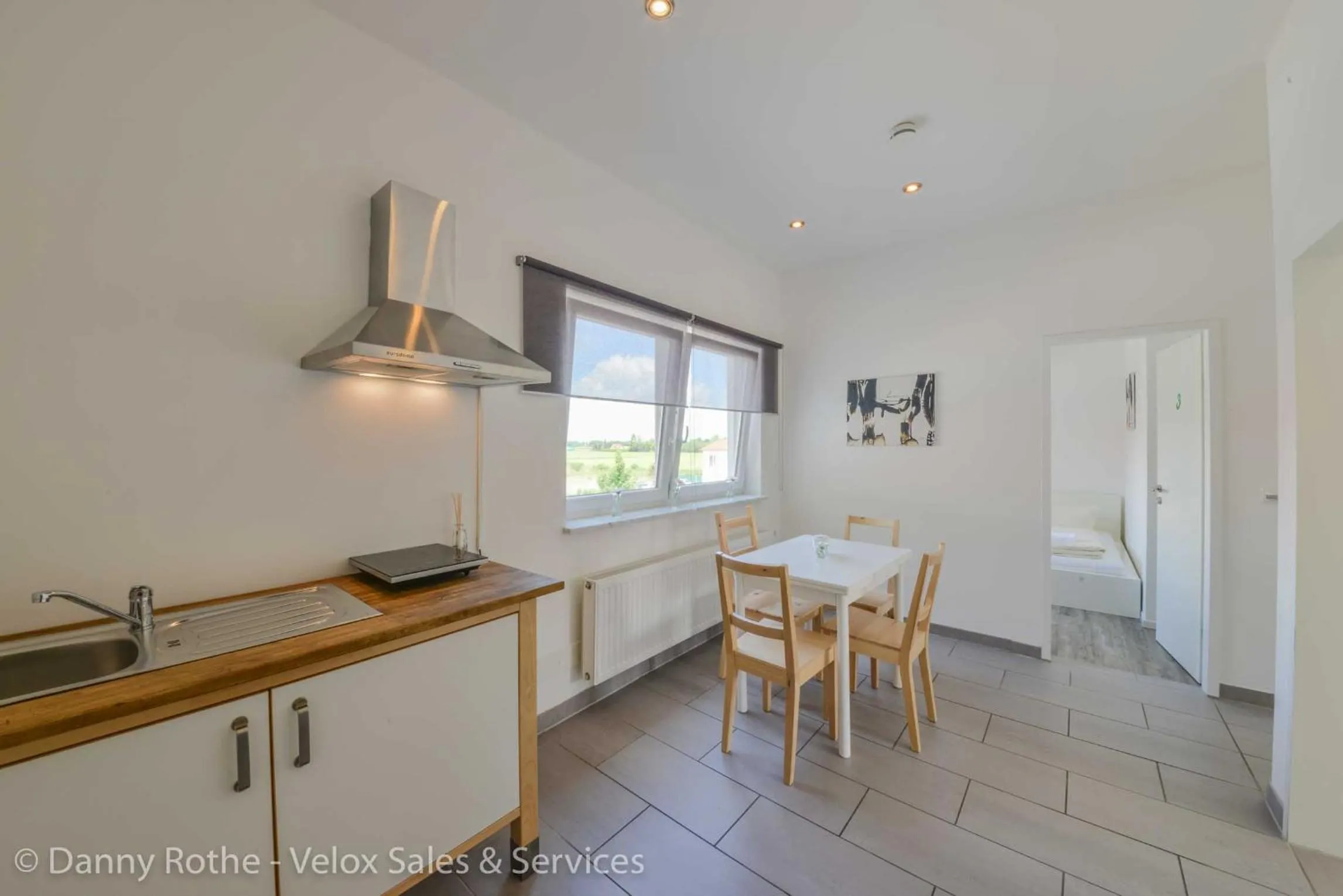 Kitchen or kitchenette in Pension Wess