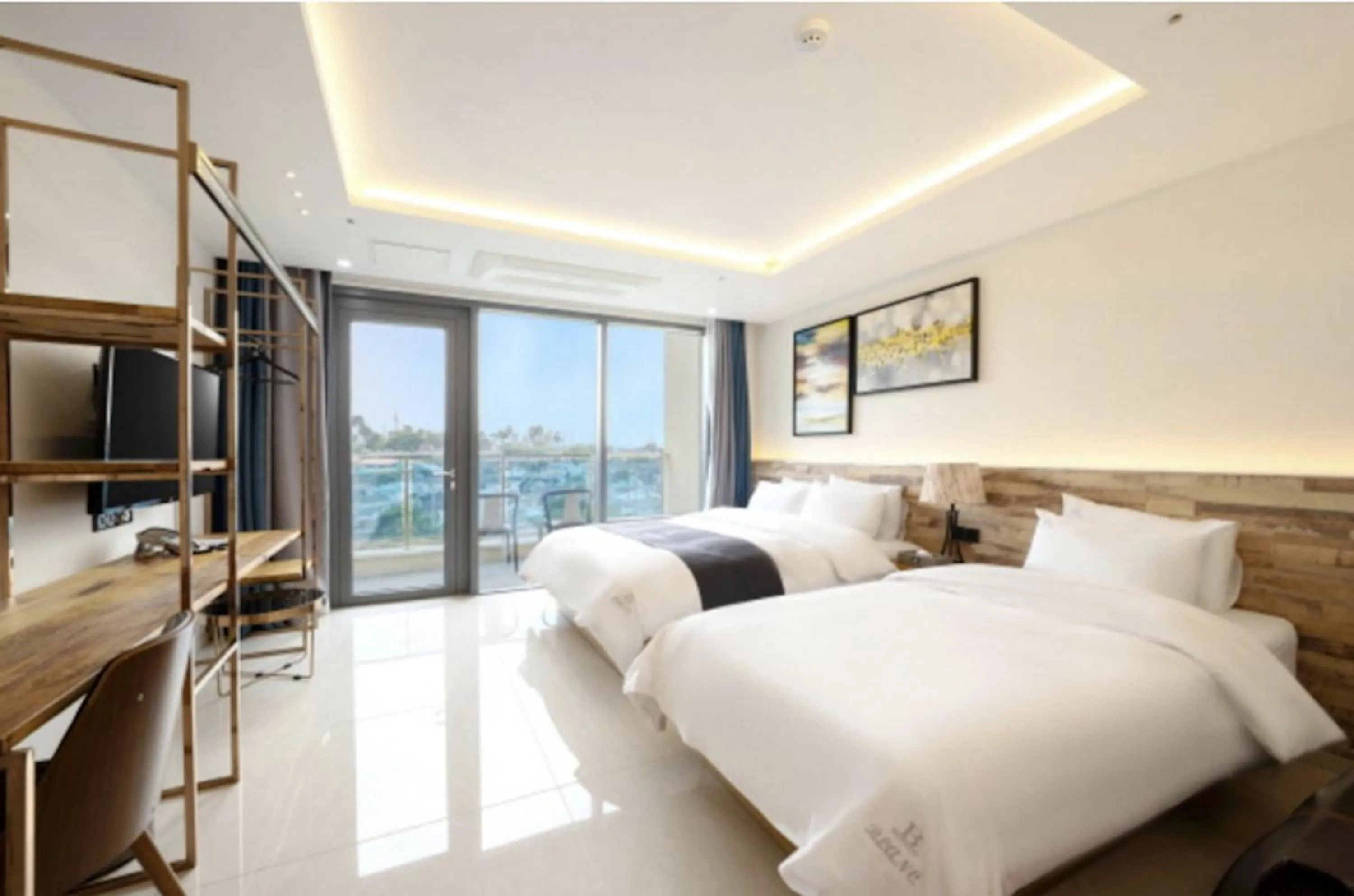 Bed in Blanc Hotel & Resort