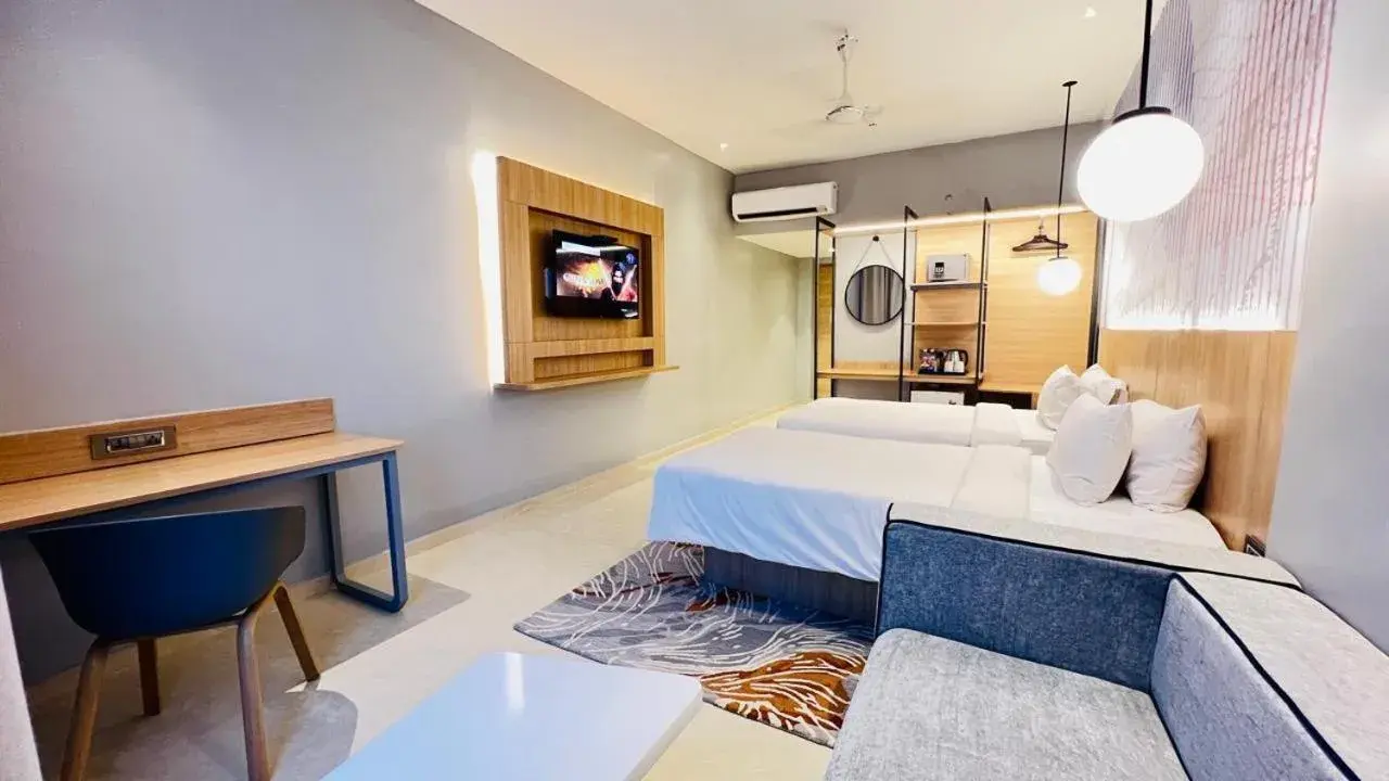 Bed in Hotel Manorama Vijayawada Bed in Hotel Manorama Vijayawada