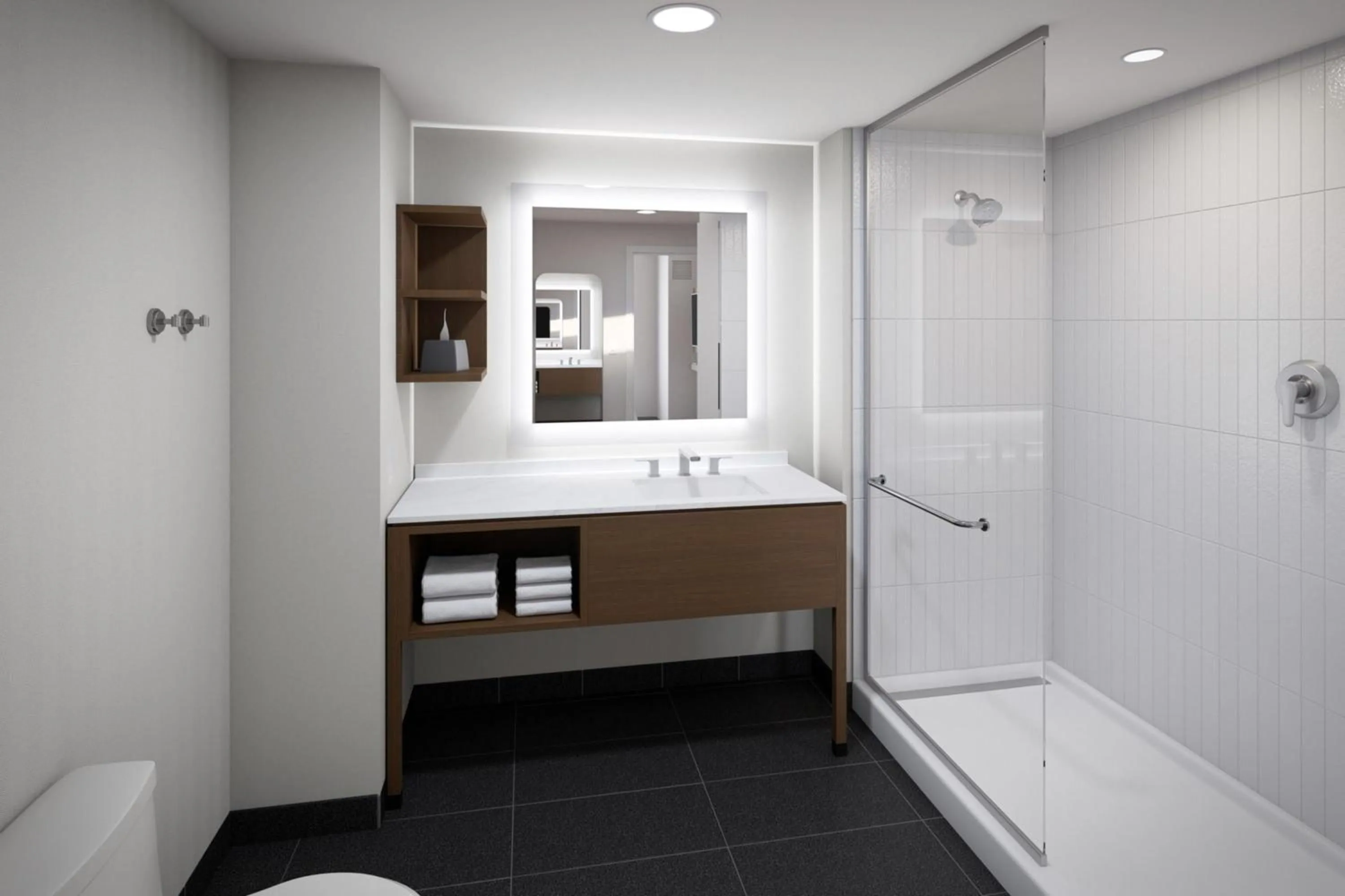 Bathroom in Staybridge Suites Detroit Woodhaven by IHG