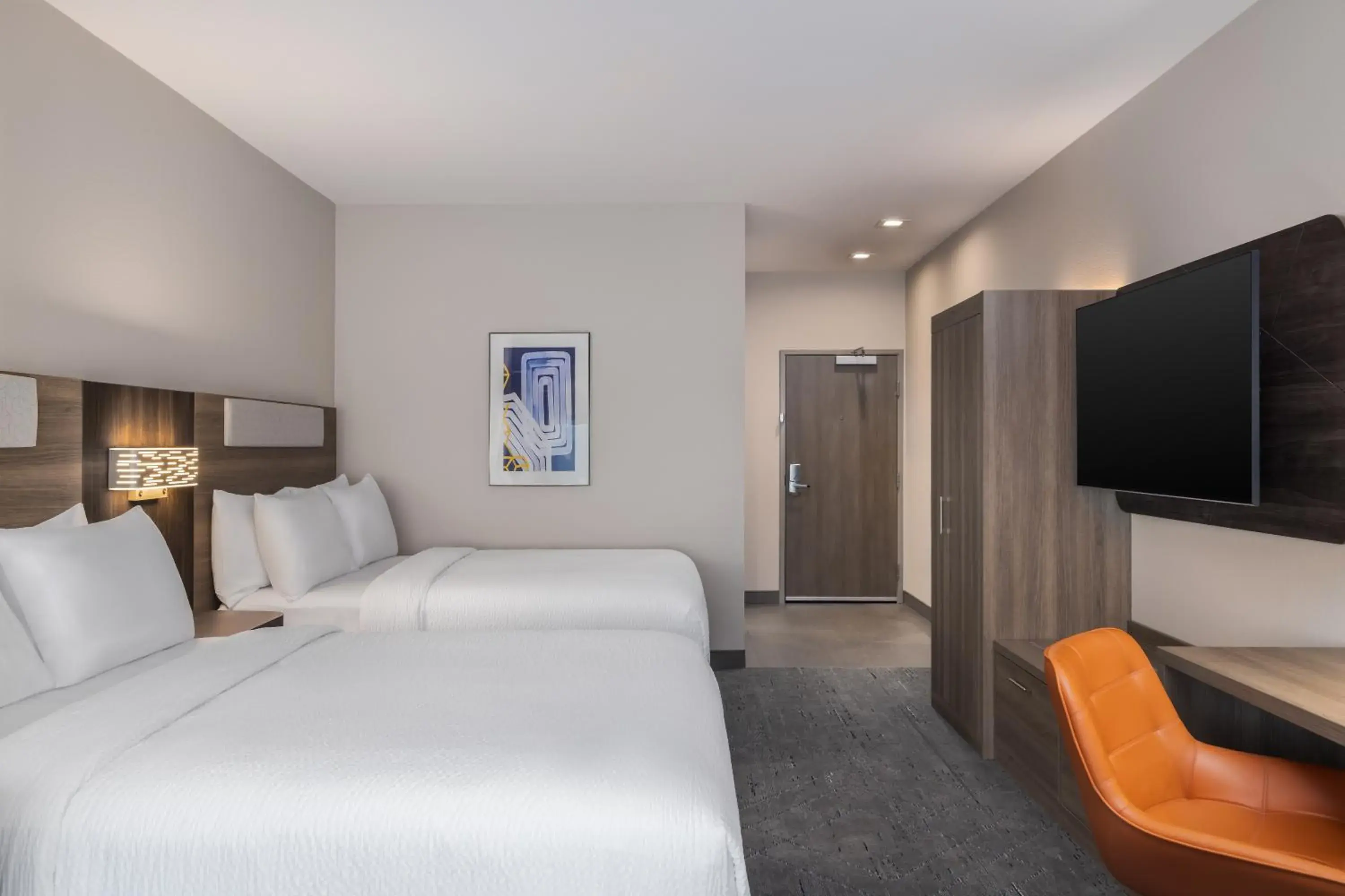 Standard Queen Room with Two Queen Beds and Mobility Accessible Tub in Holiday Inn Express & Suites Nacogdoches Southwest by IHG Standard Queen Room with Two Queen Beds and Mobility Accessible Tub in Holiday Inn Express & Suites Nacogdoches Southwest by IHG