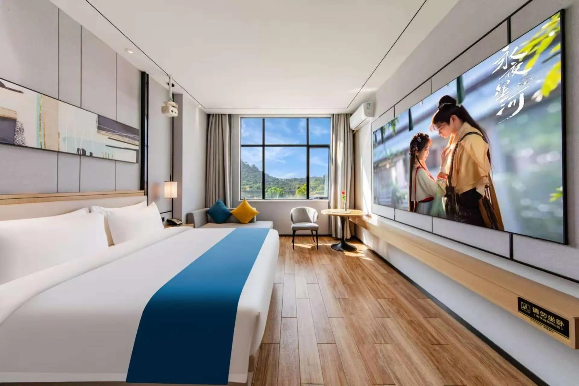 Bed in Boman International Hotel