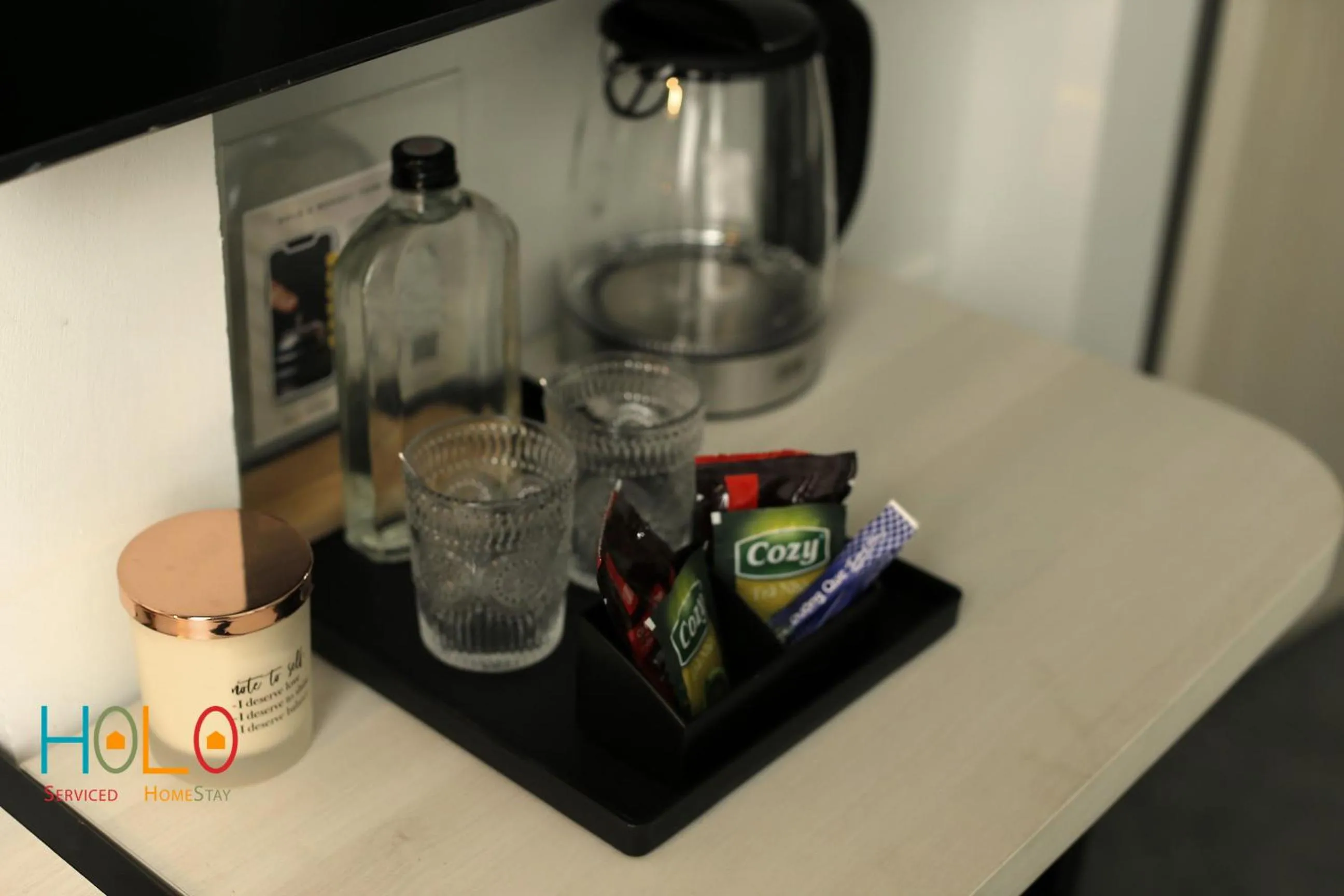 Coffee/tea facilities in HoLo Ba Dinh Hanoi - Serviced HomeStay
