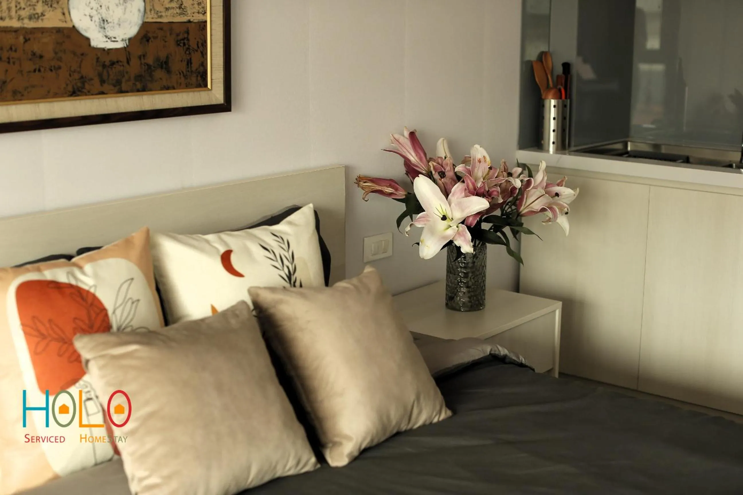 Bed in HoLo Ba Dinh Hanoi - Serviced HomeStay