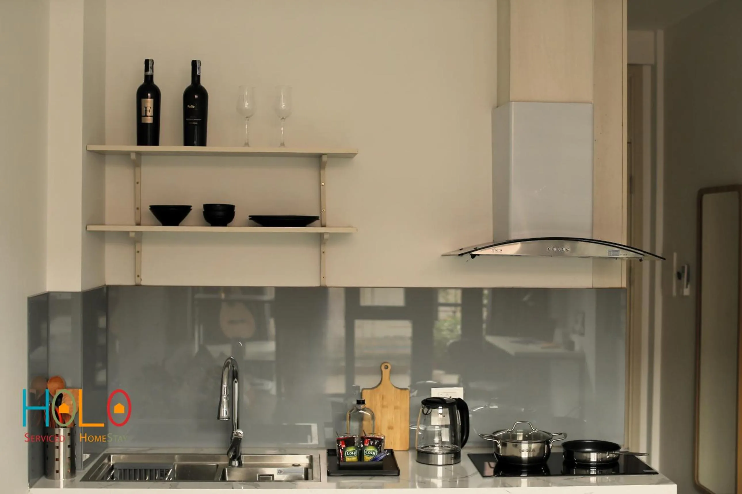 Coffee/tea facilities in HoLo Ba Dinh Hanoi - Serviced HomeStay