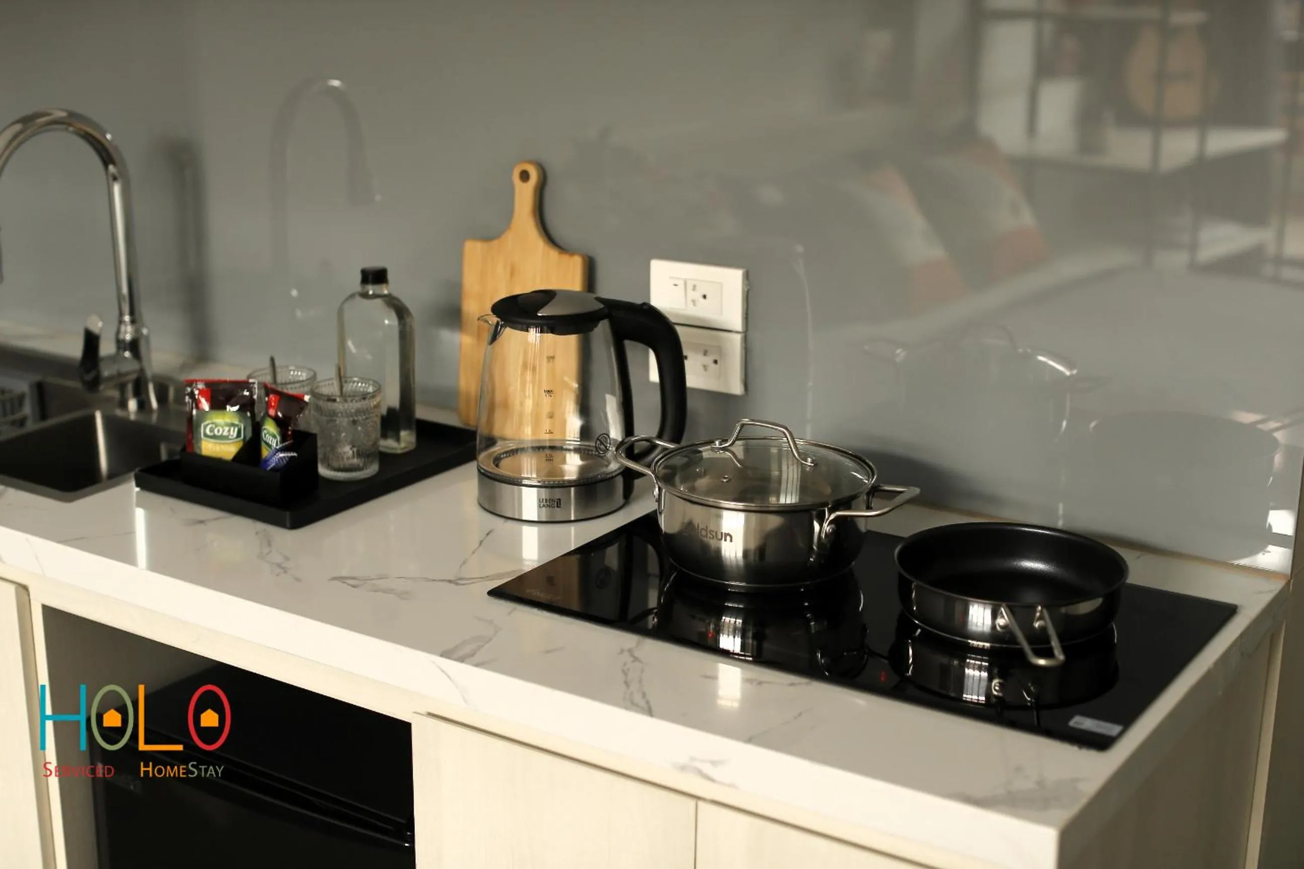 Coffee/tea facilities in HoLo Ba Dinh Hanoi - Serviced HomeStay