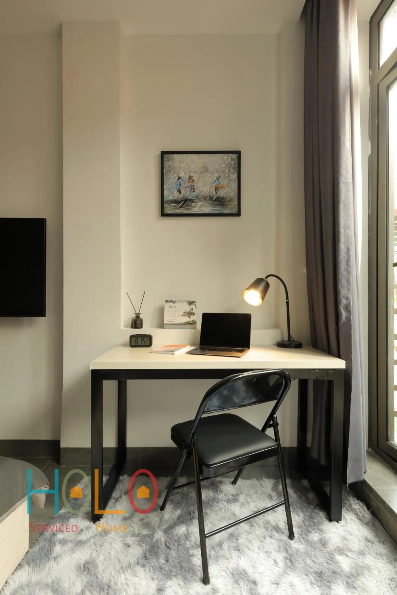 Decorative detail in HoLo Ba Dinh Hanoi - Serviced HomeStay