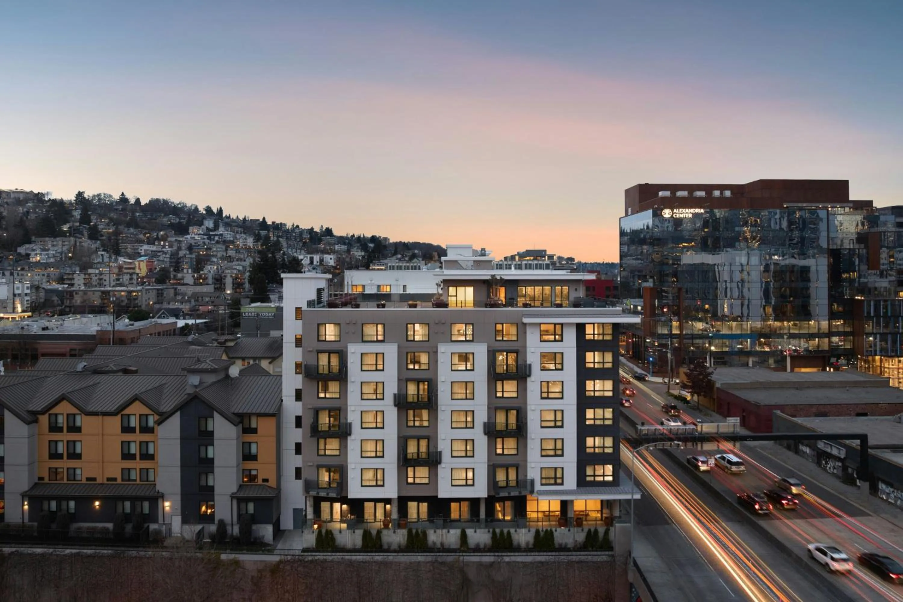 Property building in Element Seattle Downtown