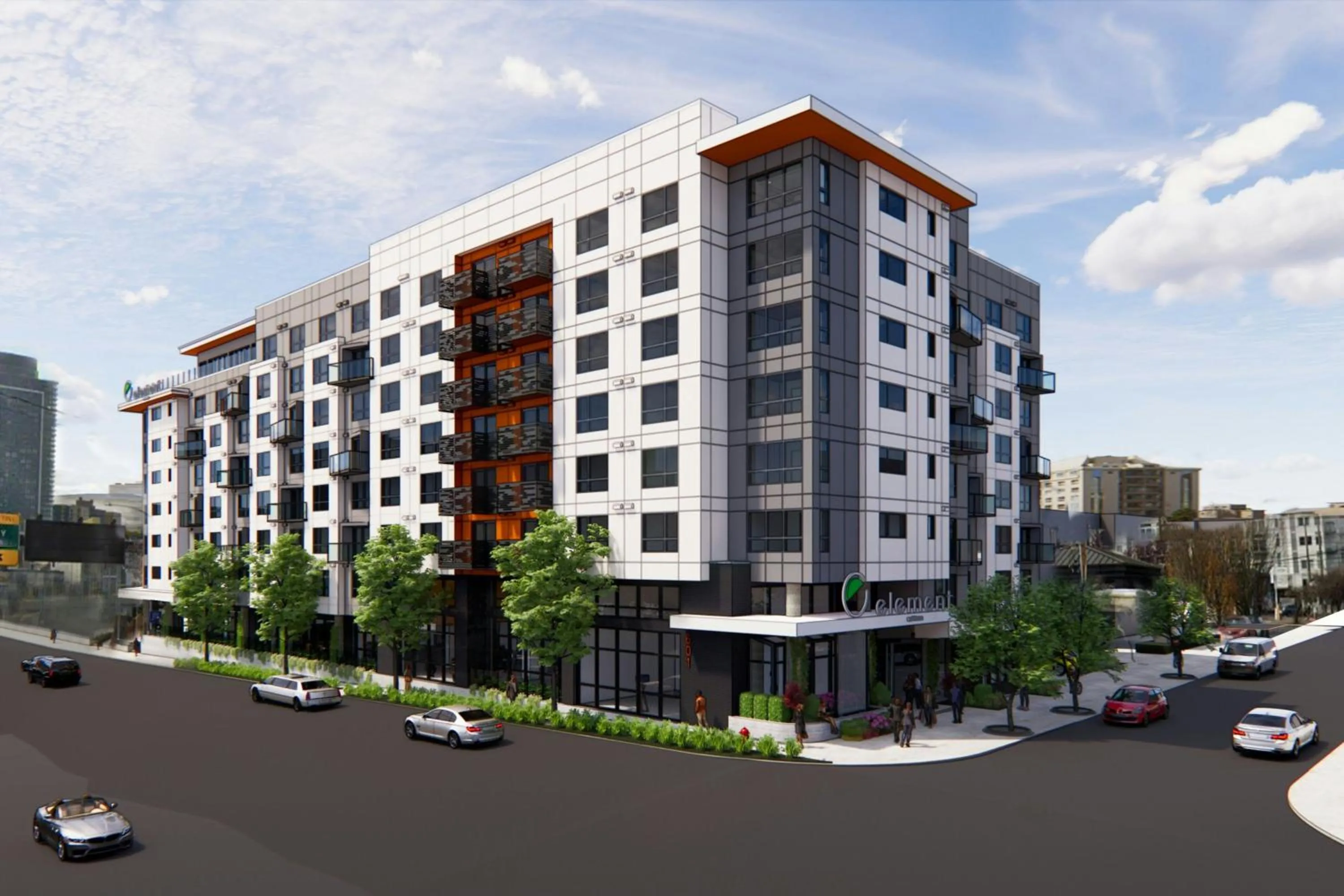 Property building in Element Seattle Downtown