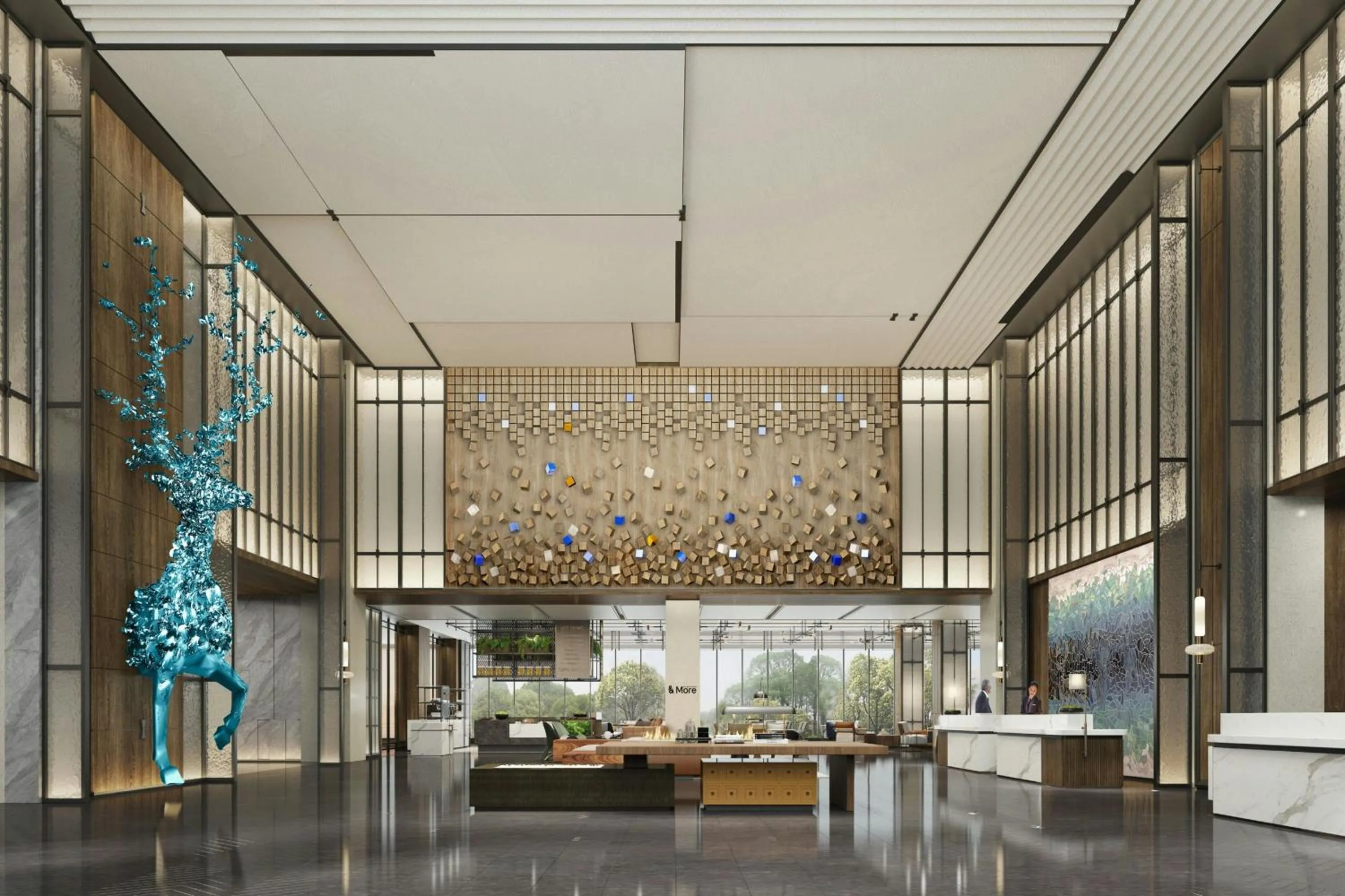 Lobby or reception in Sheraton Kunshan Dianshan Lake