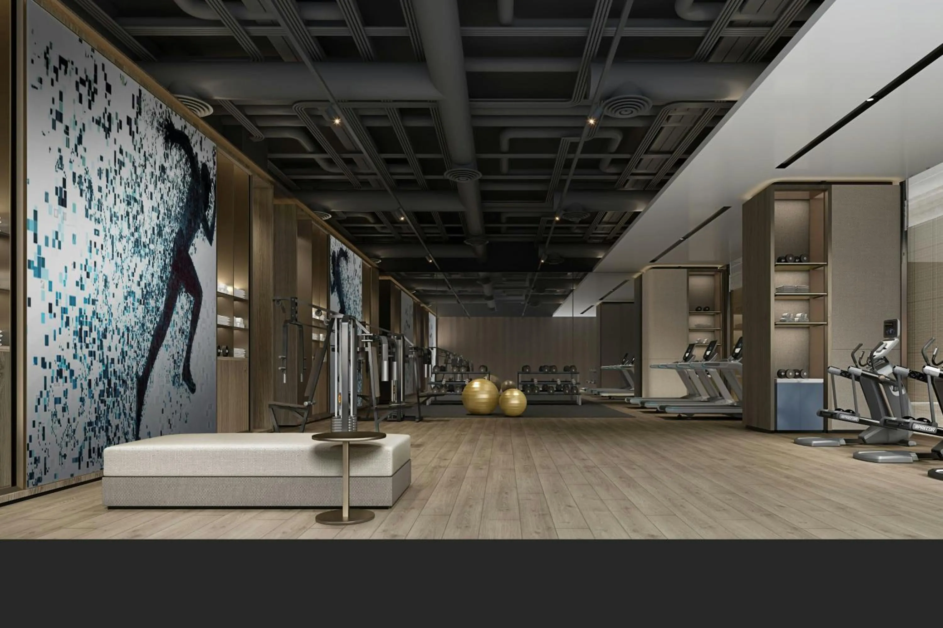 Fitness centre/facilities in Sheraton Kunshan Dianshan Lake