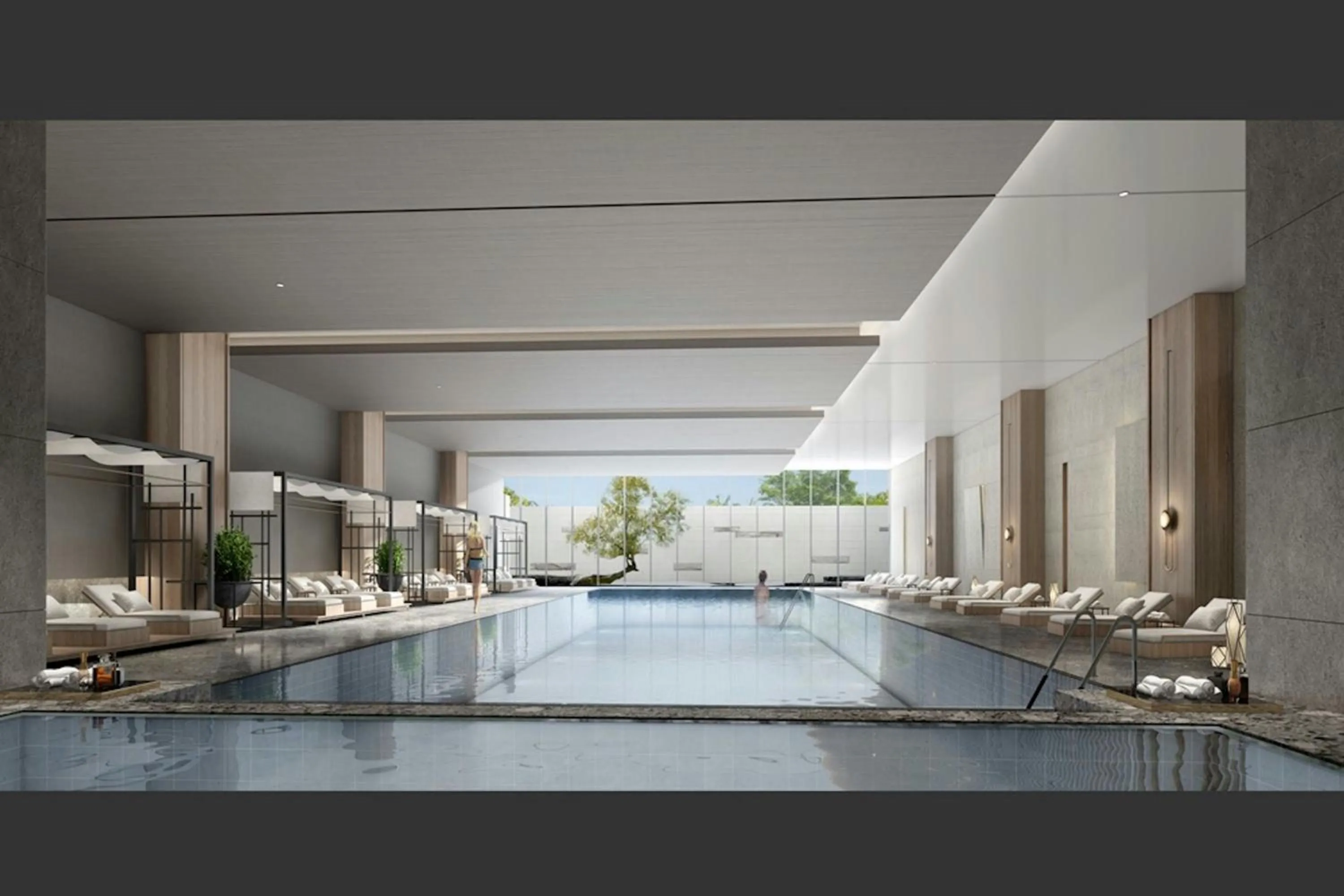 Swimming pool in Sheraton Kunshan Dianshan Lake