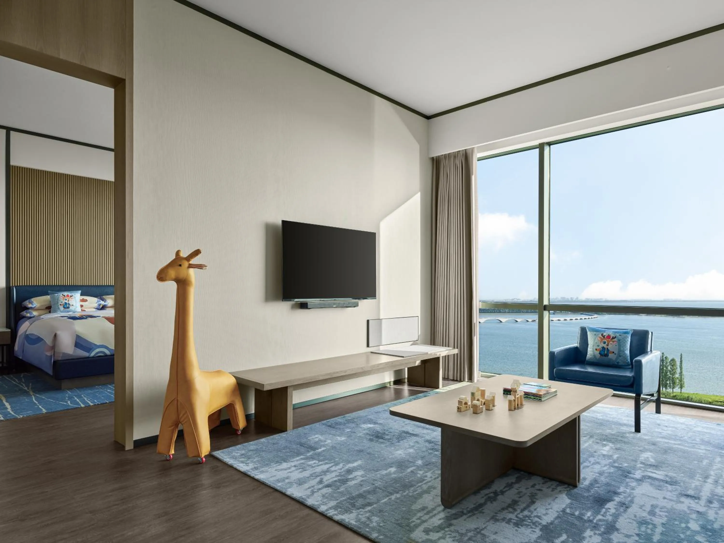 Living room in Sheraton Kunshan Dianshan Lake
