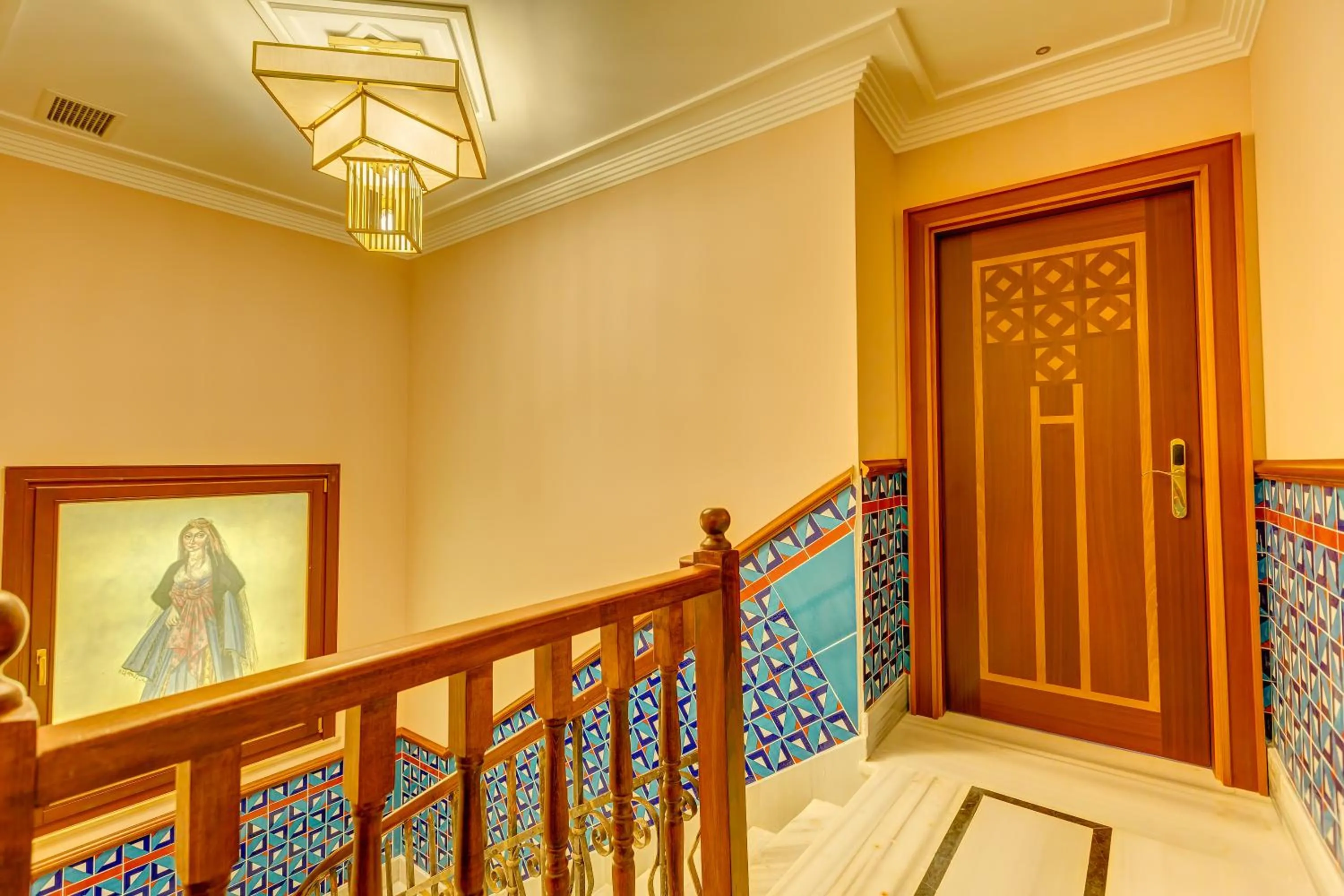 Decorative detail in Lalahan Hotel