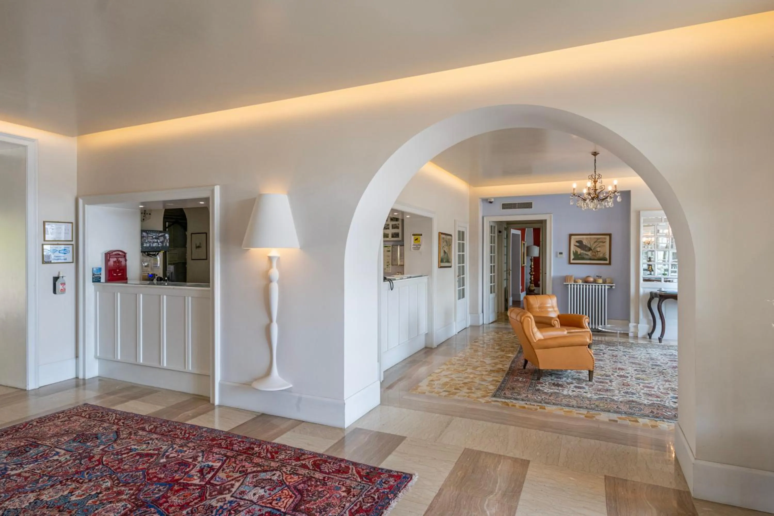 Lobby or reception in Hotel Beau Rivage