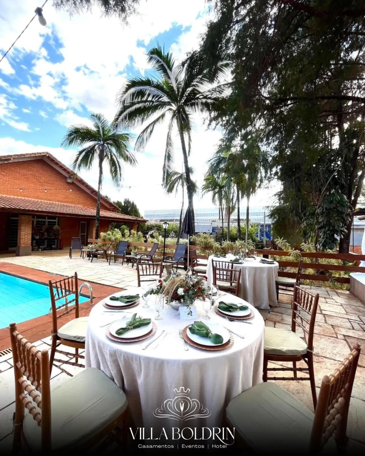 Pool view in Villa Boldrin Hotel e Eventos By Easy Hotéis