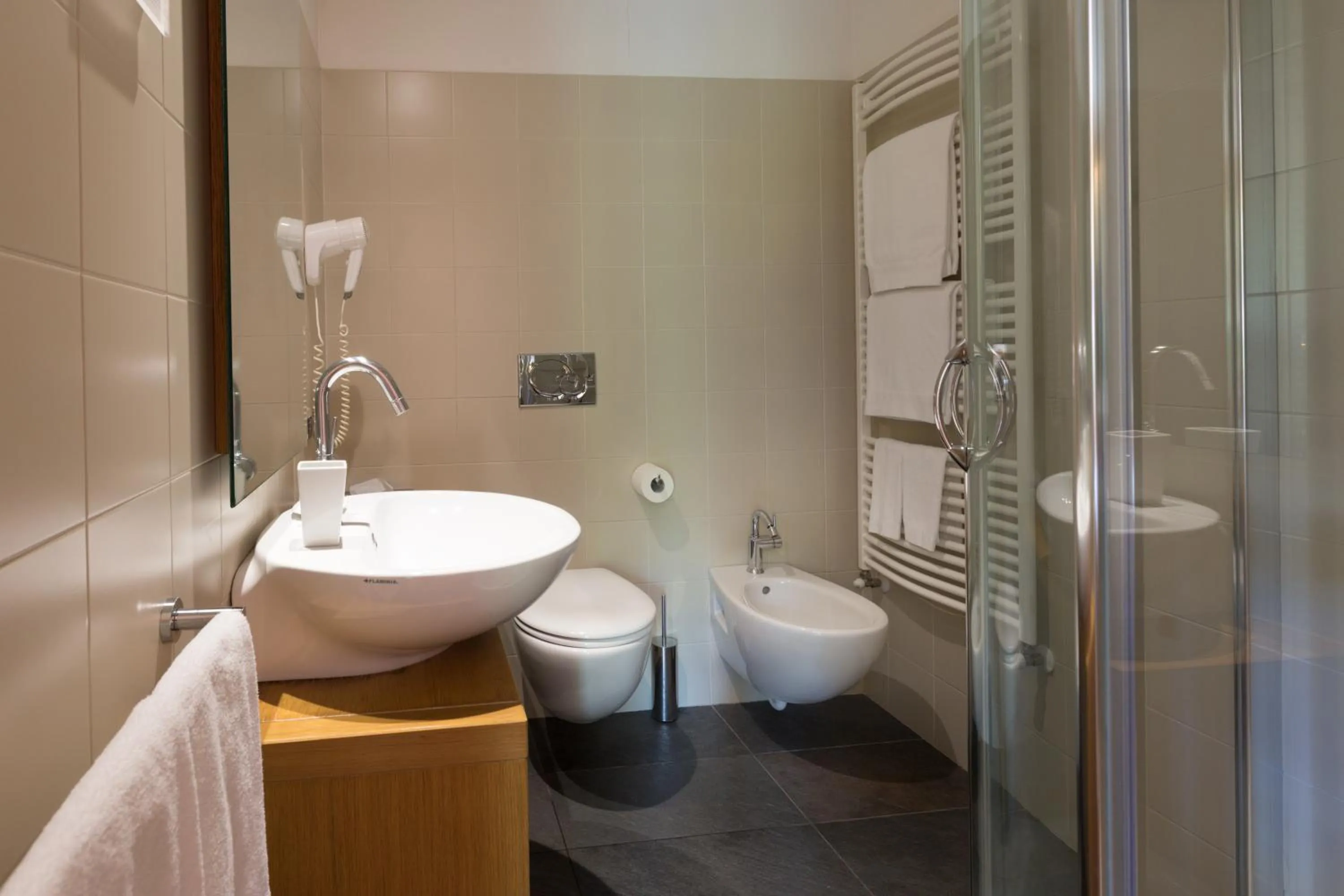 Shower in Hotel Meublè Sertorelli Reit