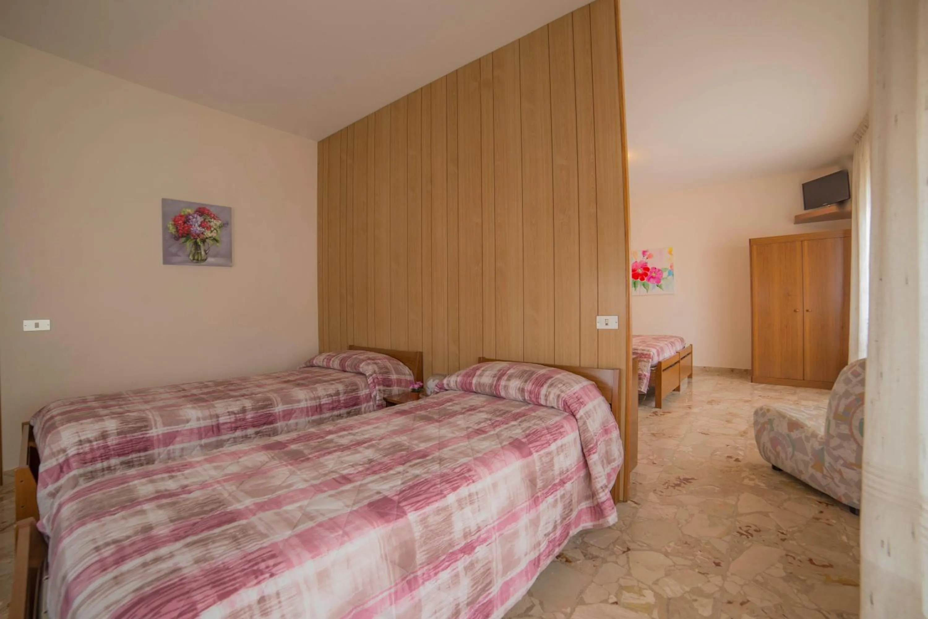 Bed in Hotel Santa Maria