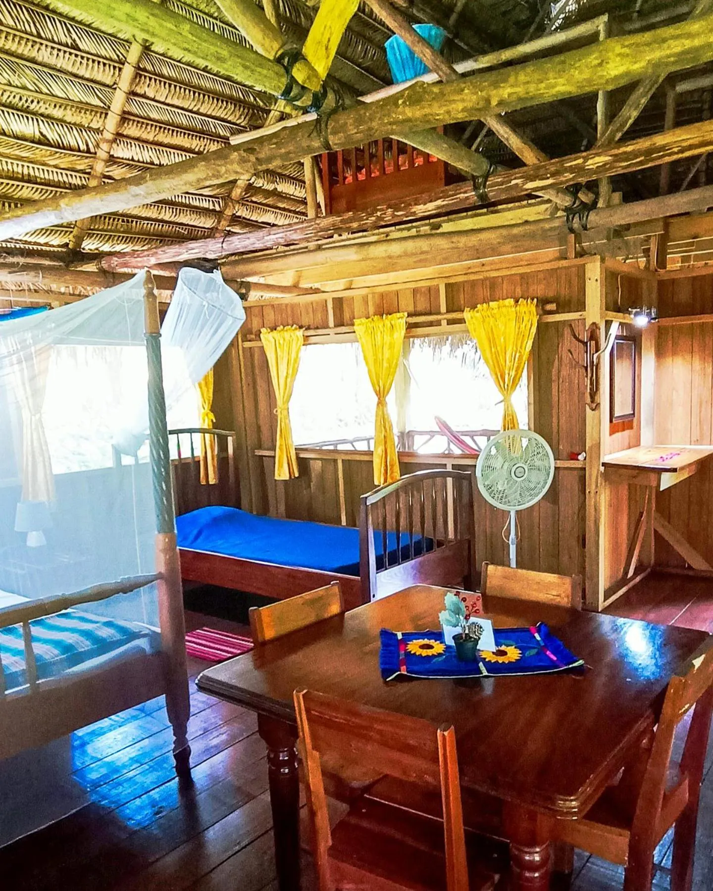 Bed in Sun Creek Lodge