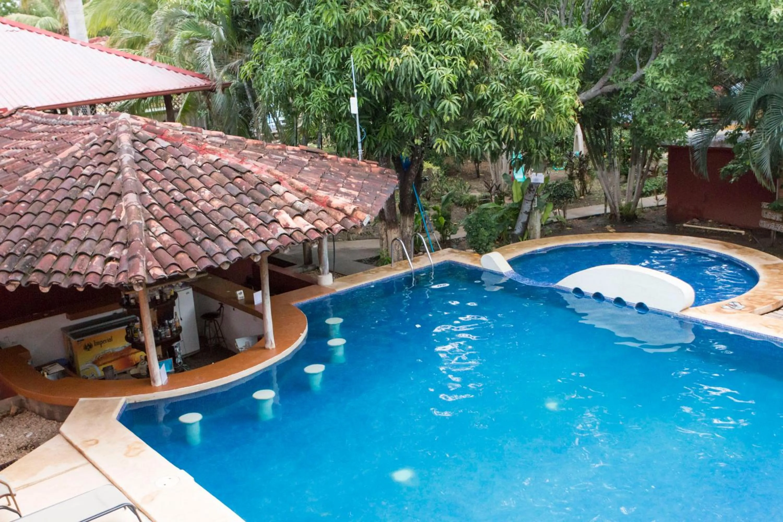 Pool view in Hotel Nany