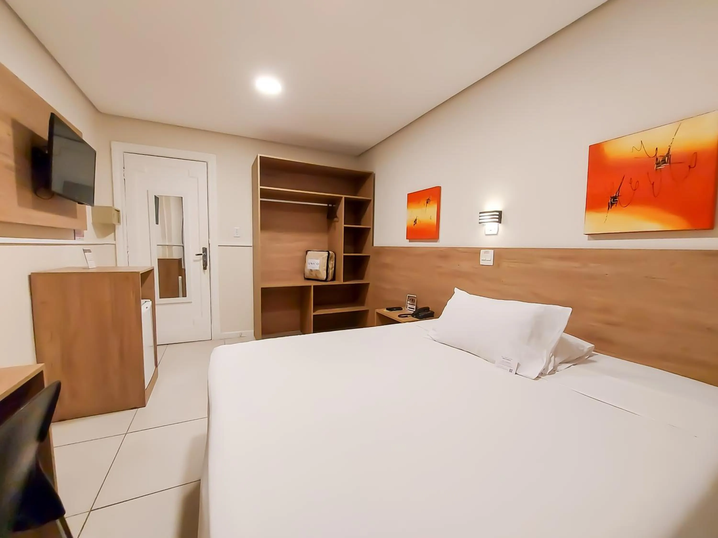 Bed in Hotel Itamarati Centro-República