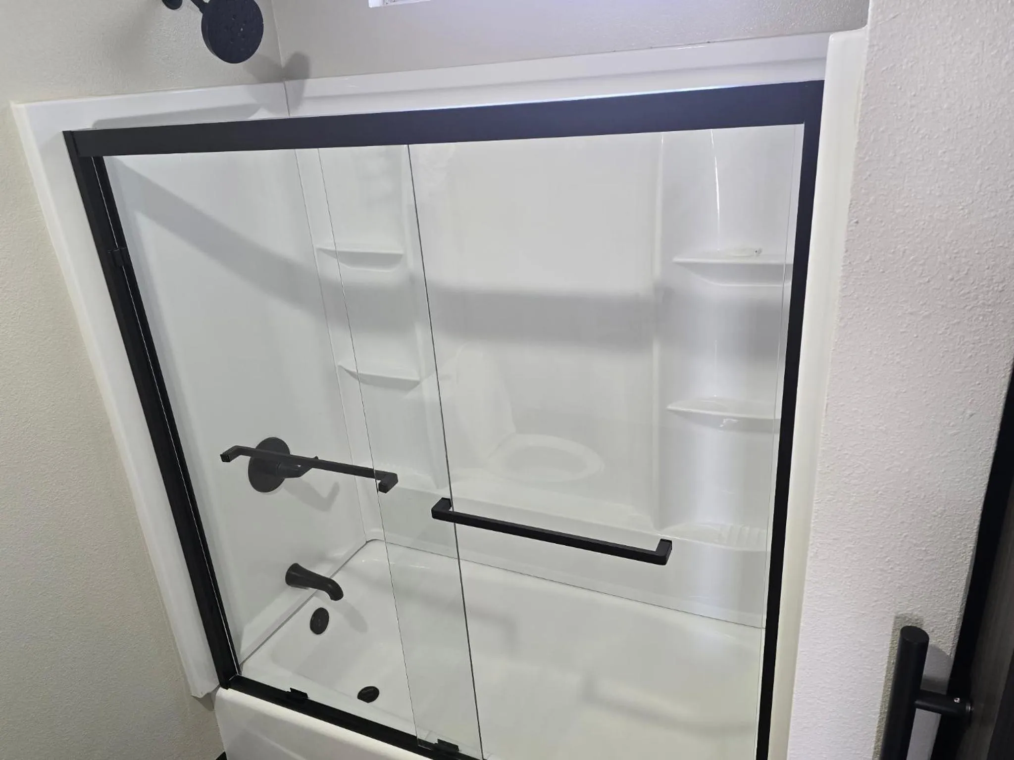 Shower in The Atlas Inn & Suites LAX