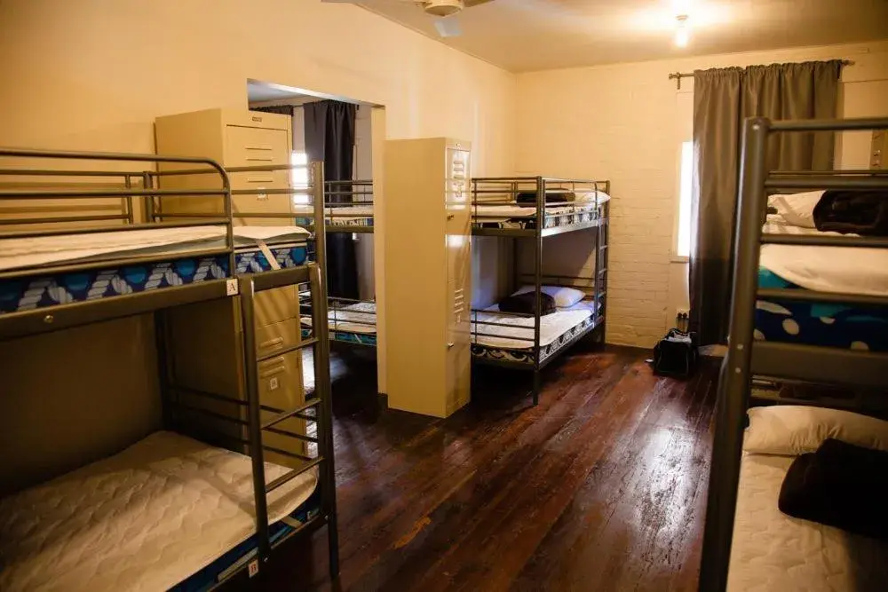 Bedroom, Bunk Bed in Fremantle Hostel