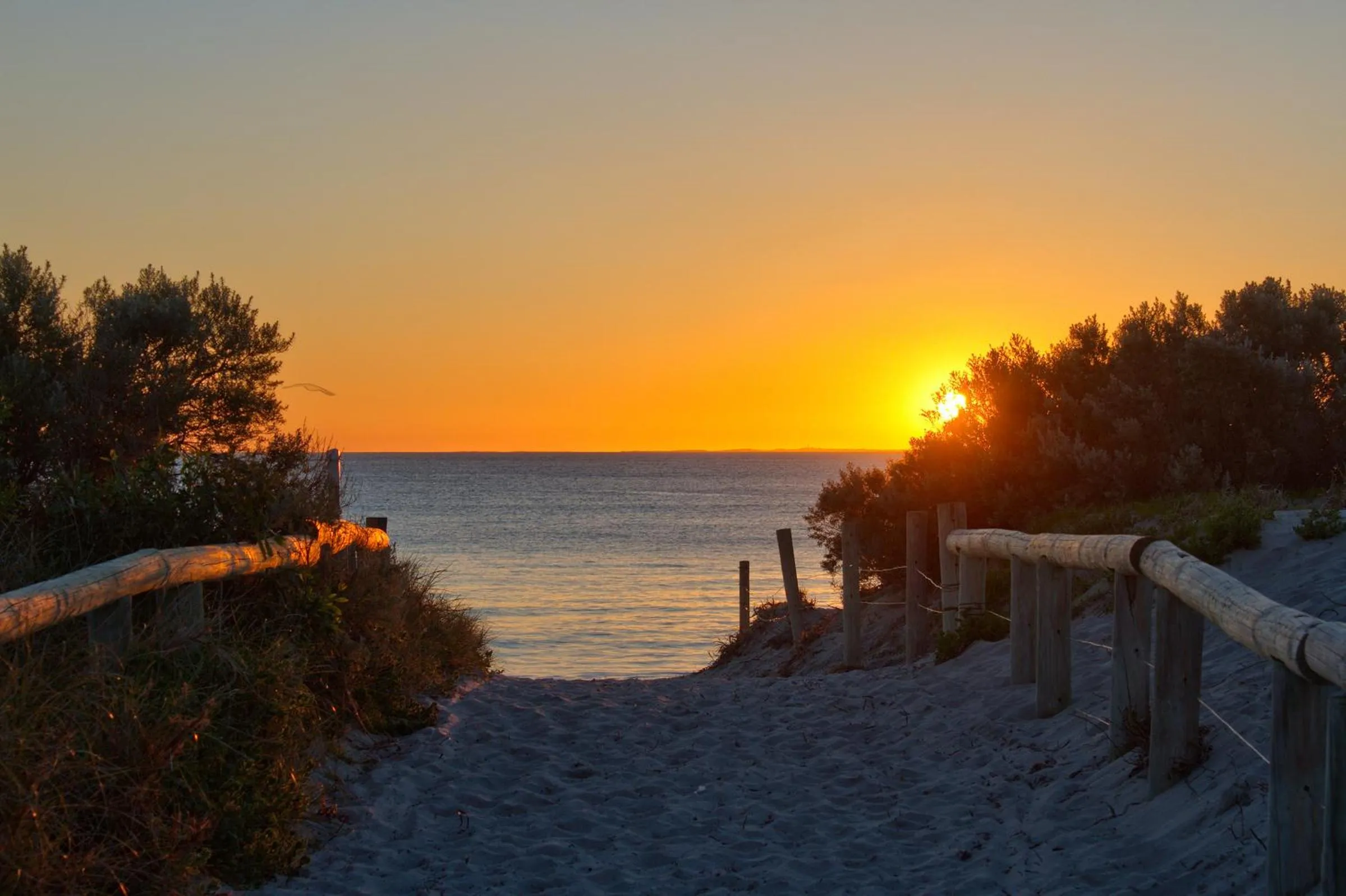 Beach, Sunrise/Sunset in Fremantle Hostel