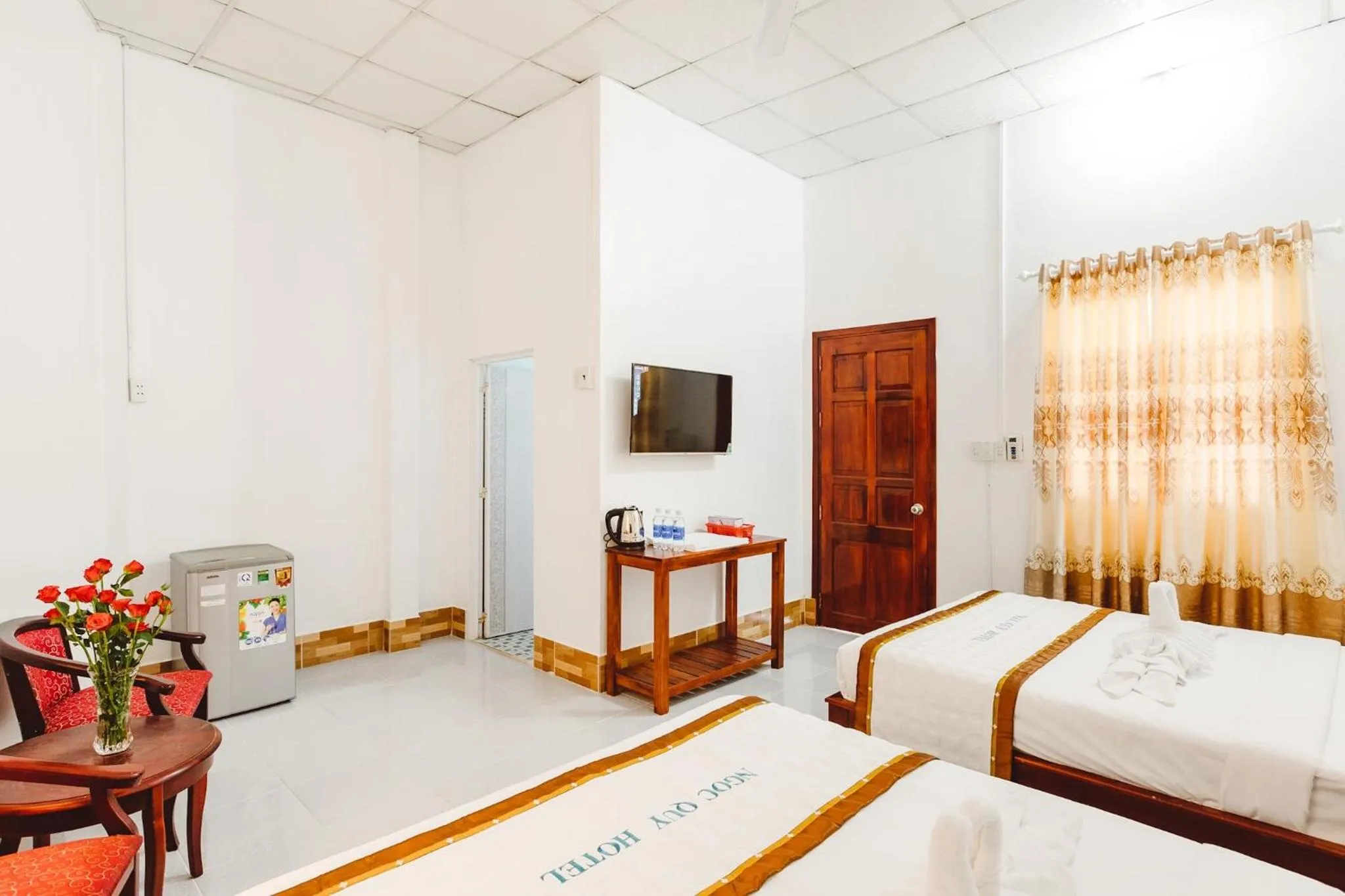 Balcony/Terrace, Bed in Ngoc Qui Bungalow