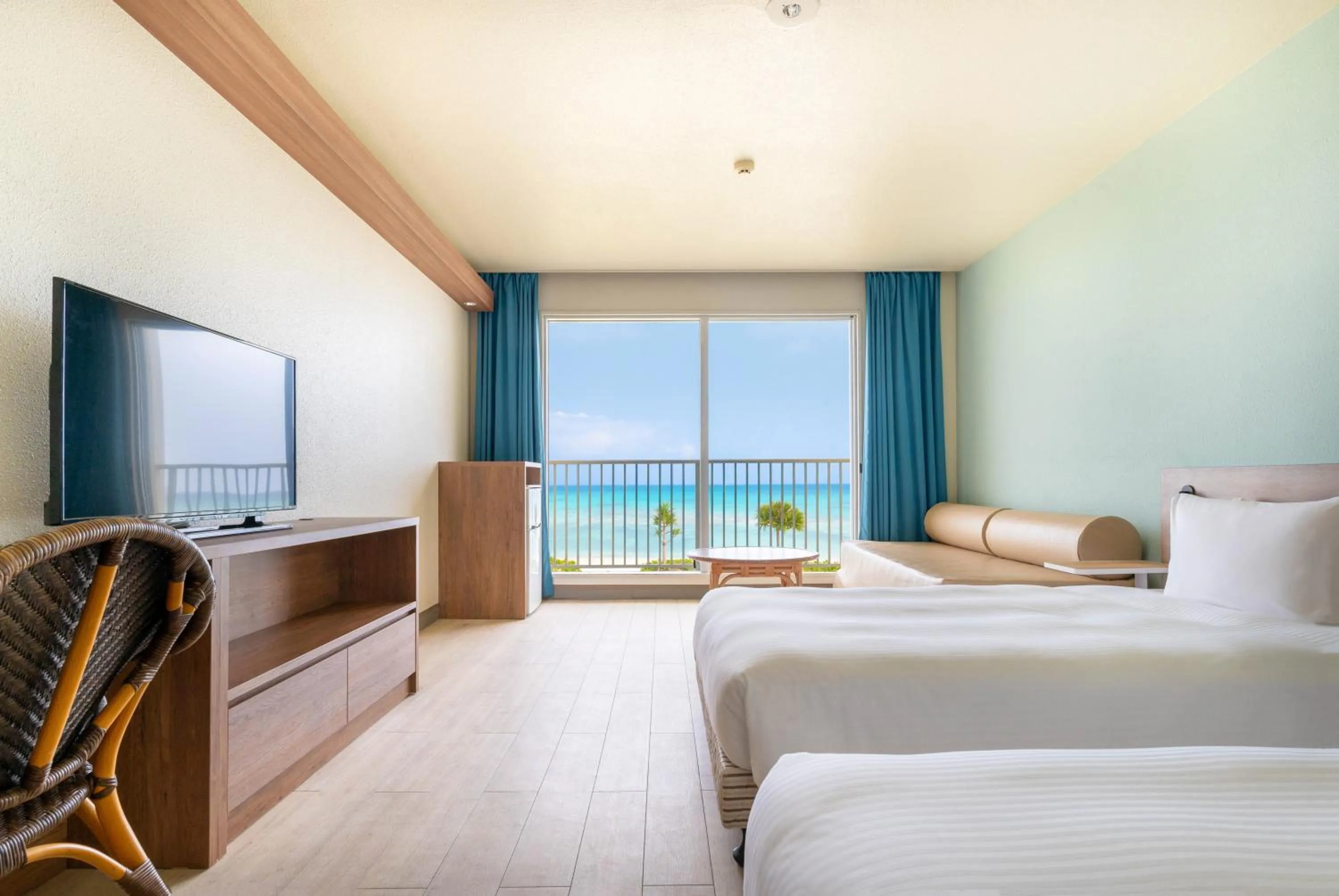 Photo of the whole room, Bed in EN RESORT Kumejima EEF Beach Hotel