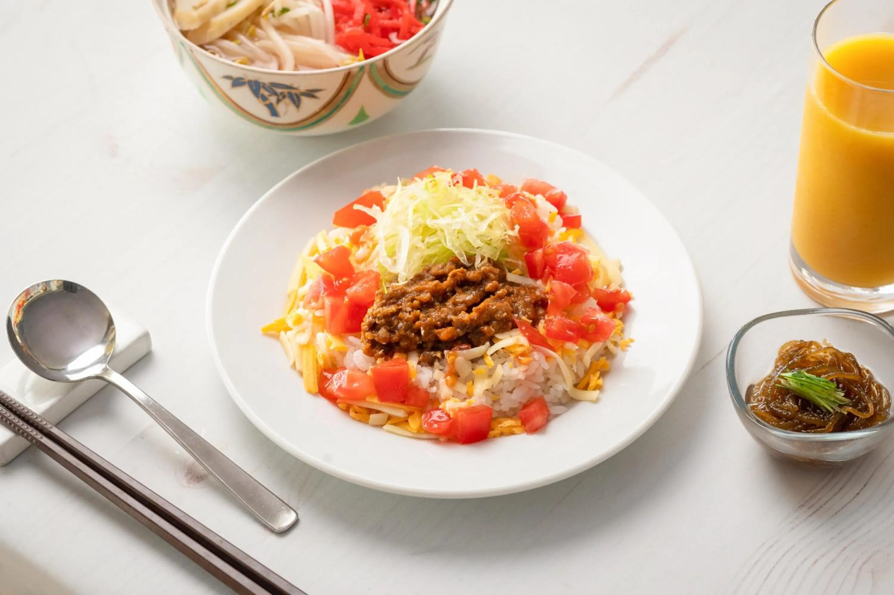 Buffet breakfast in EN RESORT Kumejima EEF Beach Hotel