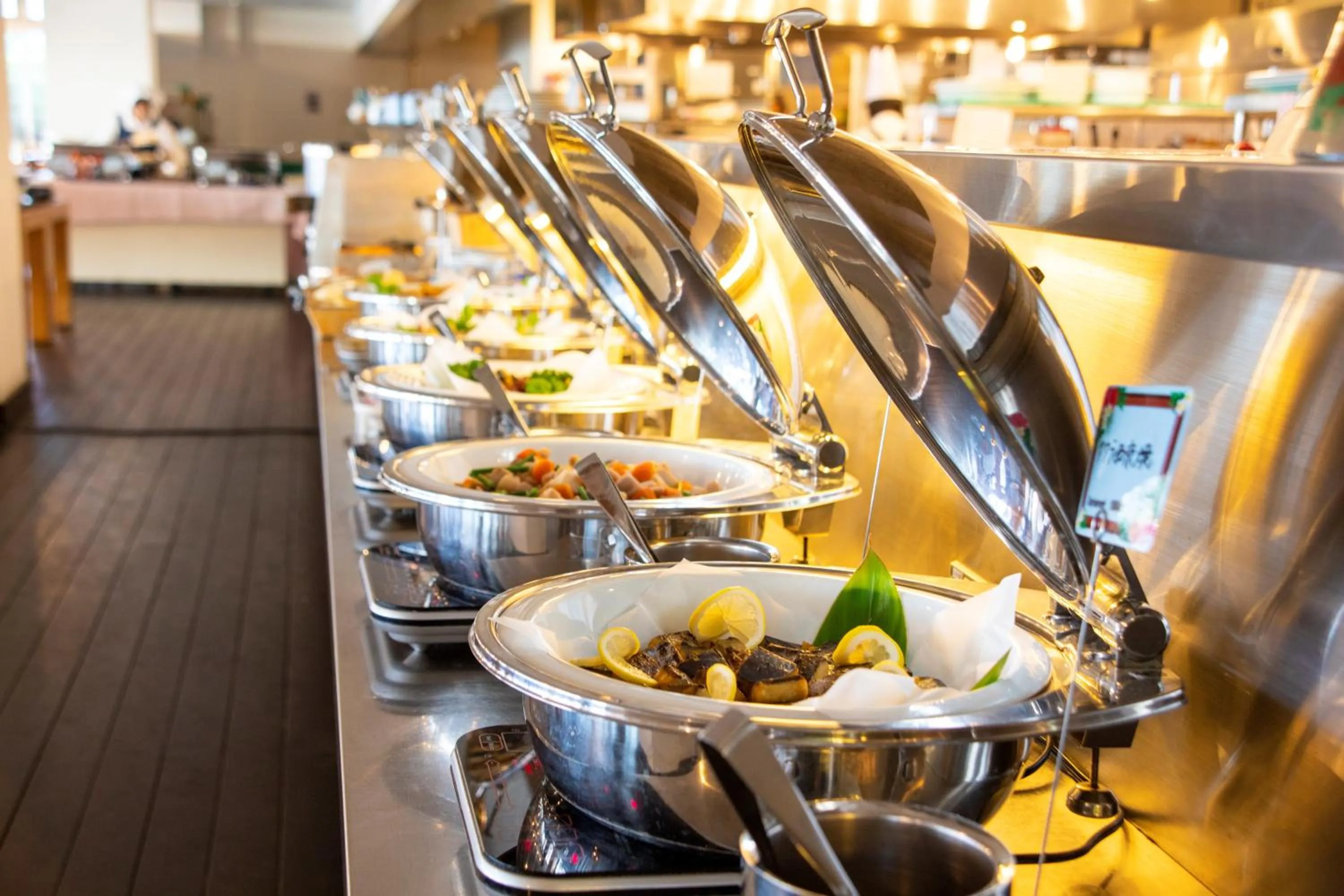 Buffet breakfast in EN RESORT Kumejima EEF Beach Hotel