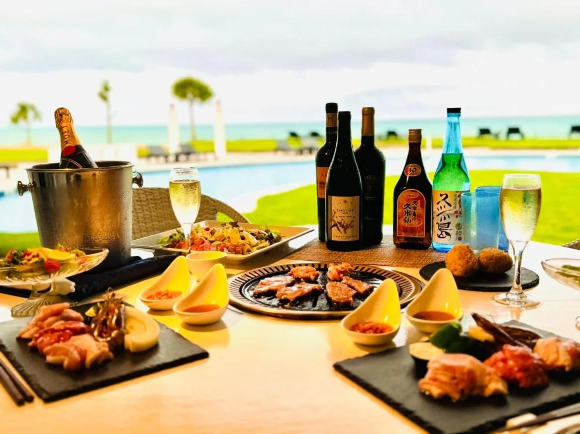 Dinner in EN RESORT Kumejima EEF Beach Hotel