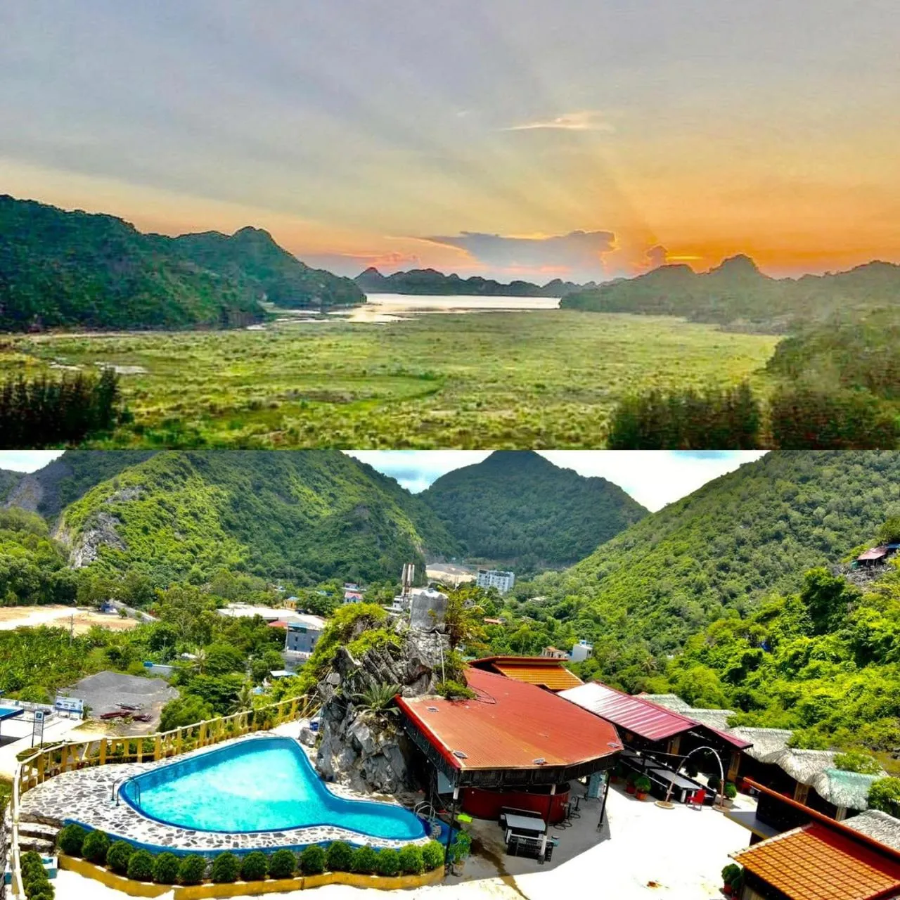 Lake view in Cat Ba Mountain View Homestay