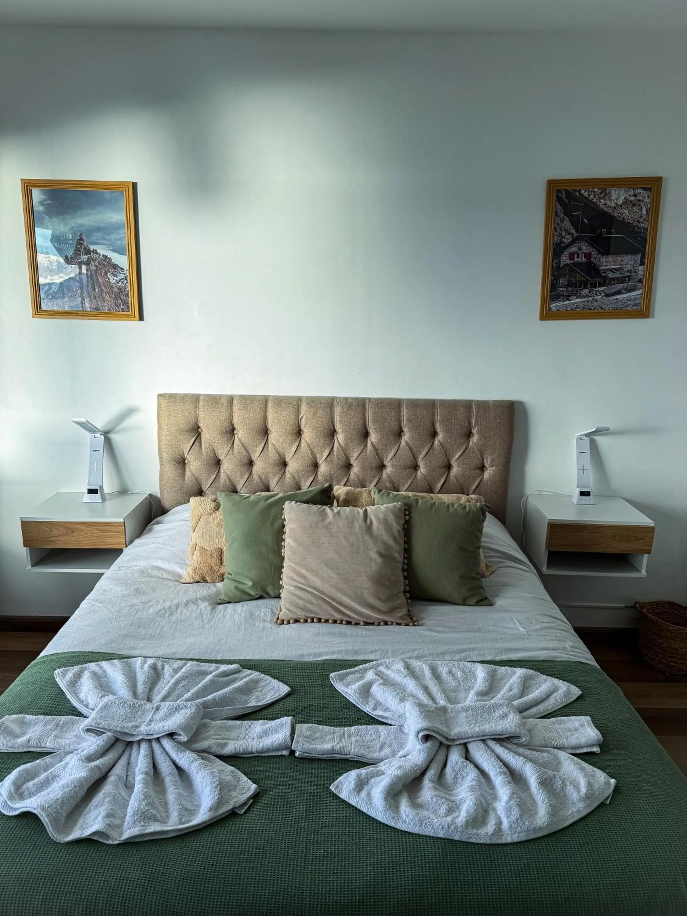 Bed in Studio vista al lago