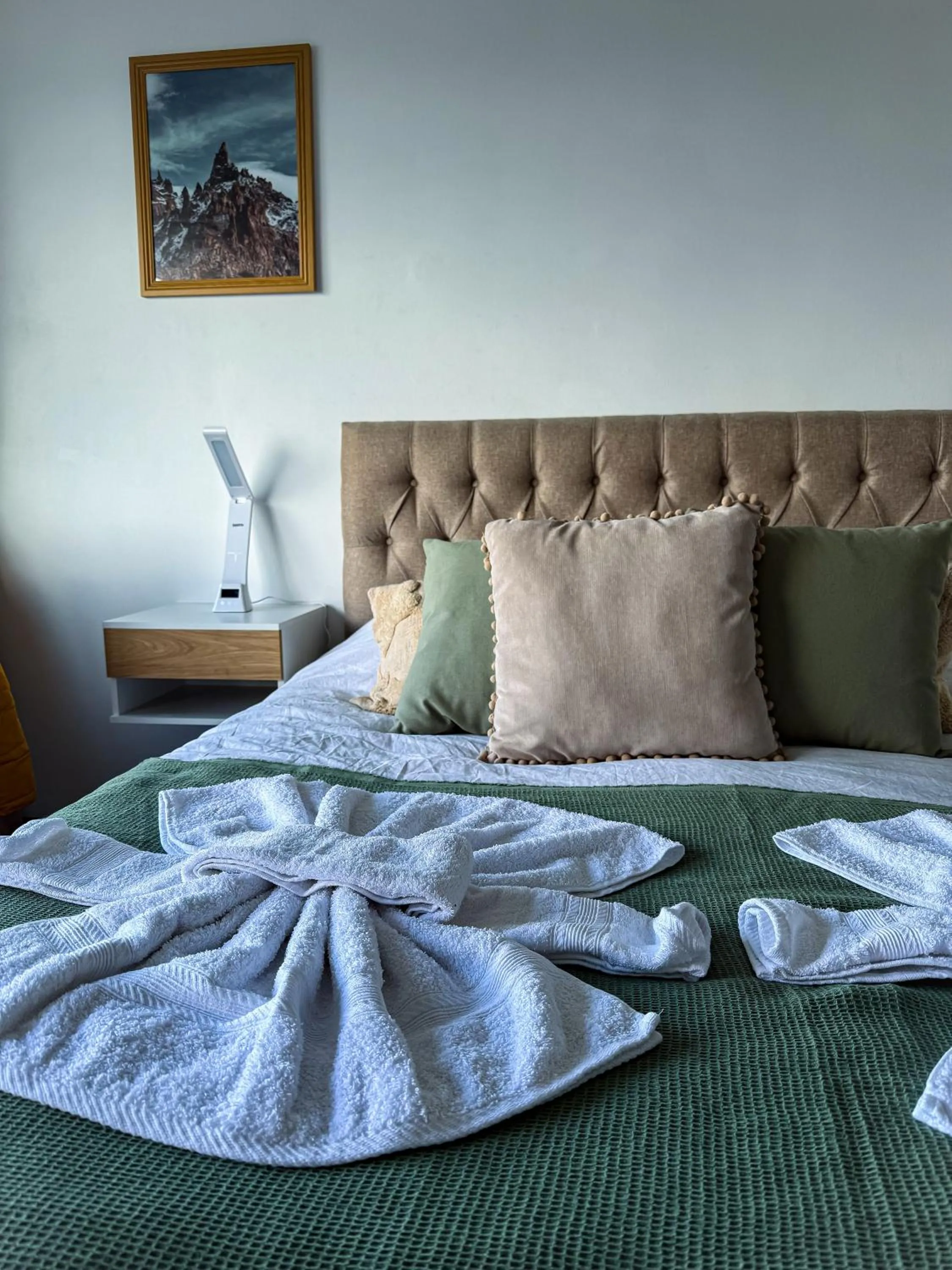 Bed in Studio vista al lago