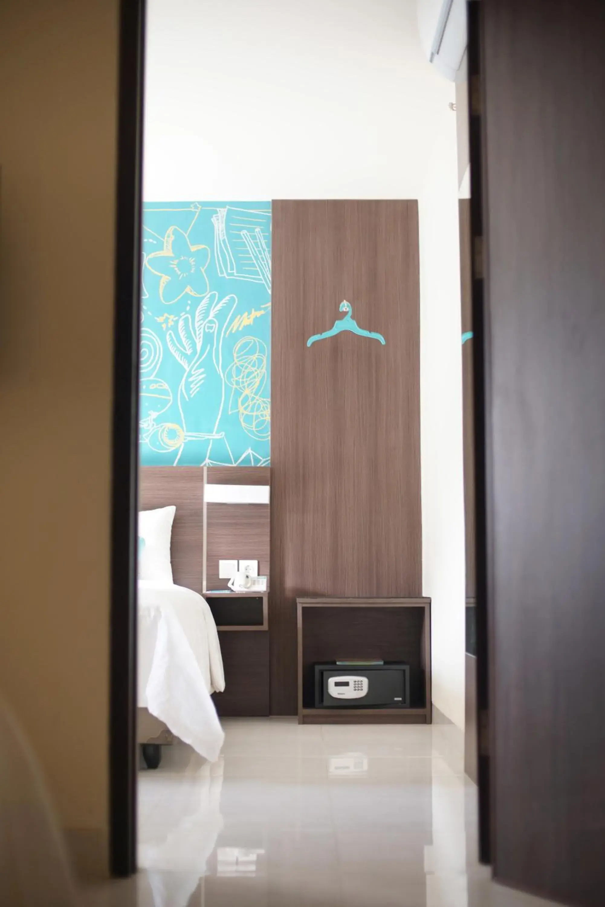 Bedroom, Bed in Meize Hotel Bandung