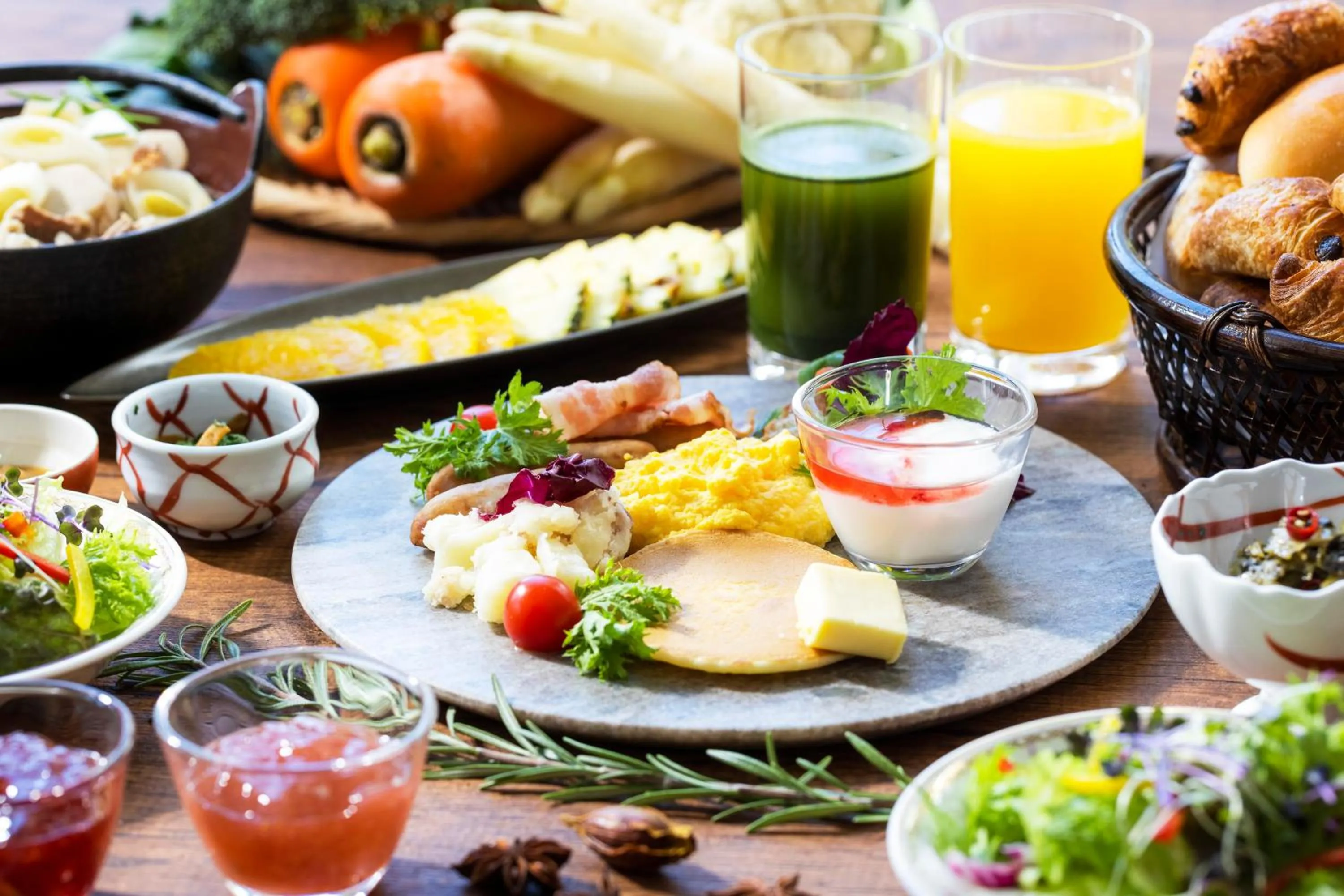 Breakfast in Yamagata Grand Hotel