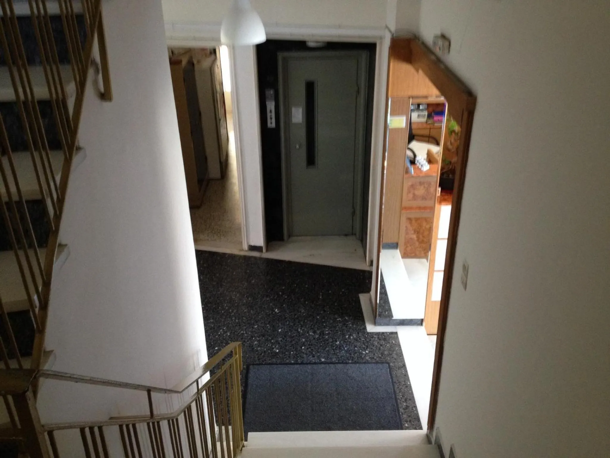 Communal lounge/ TV room in Aegli Hotel