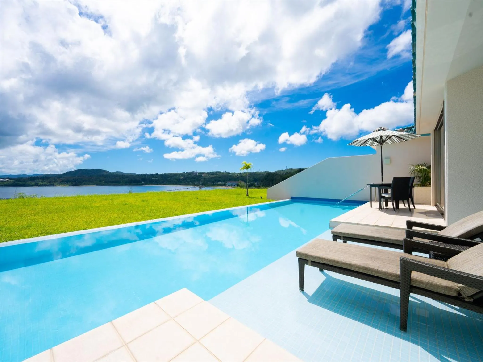 Swimming pool in Oriental Hills Okinawa