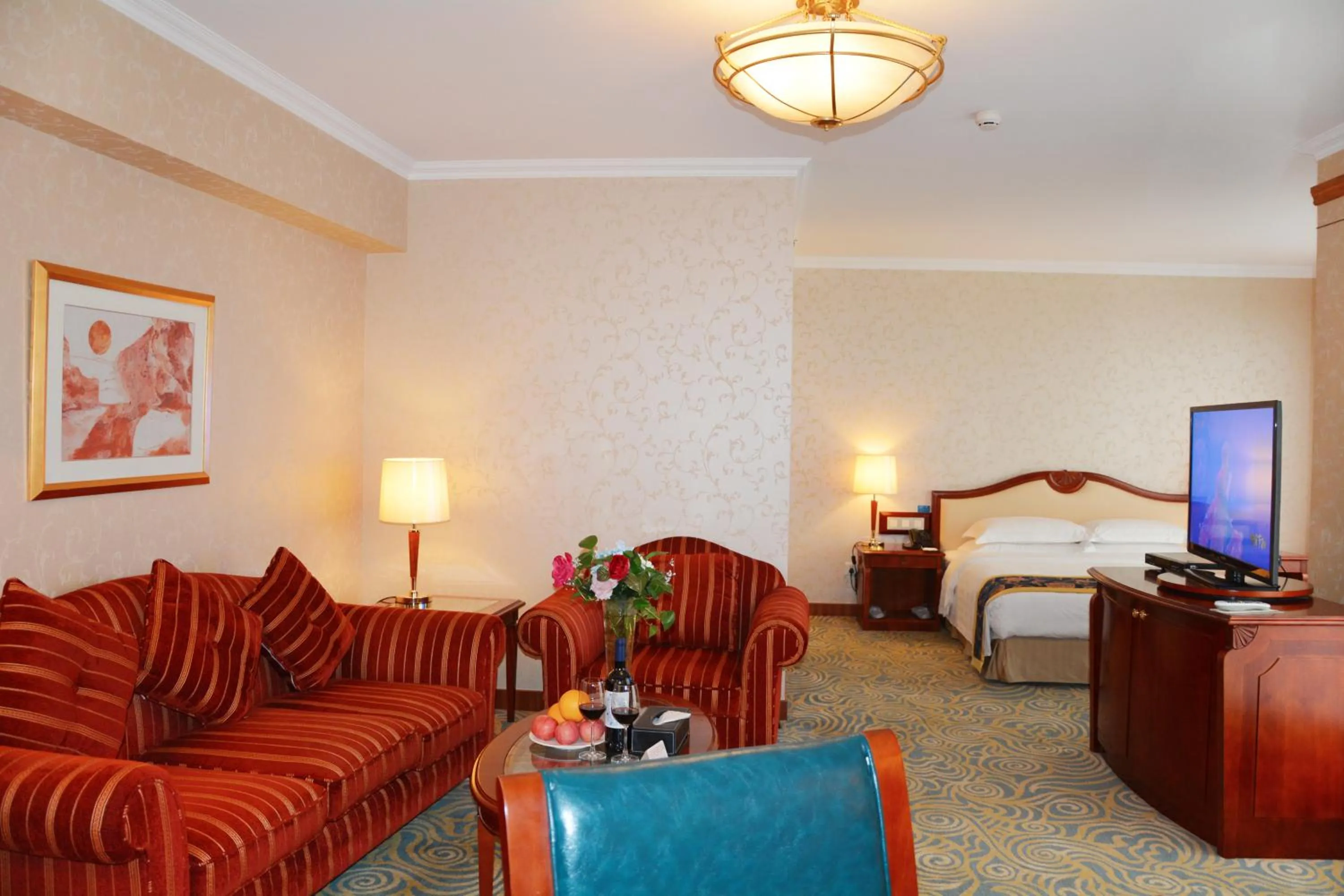 Living room in Beijing Asia Pacific Garden Hotel