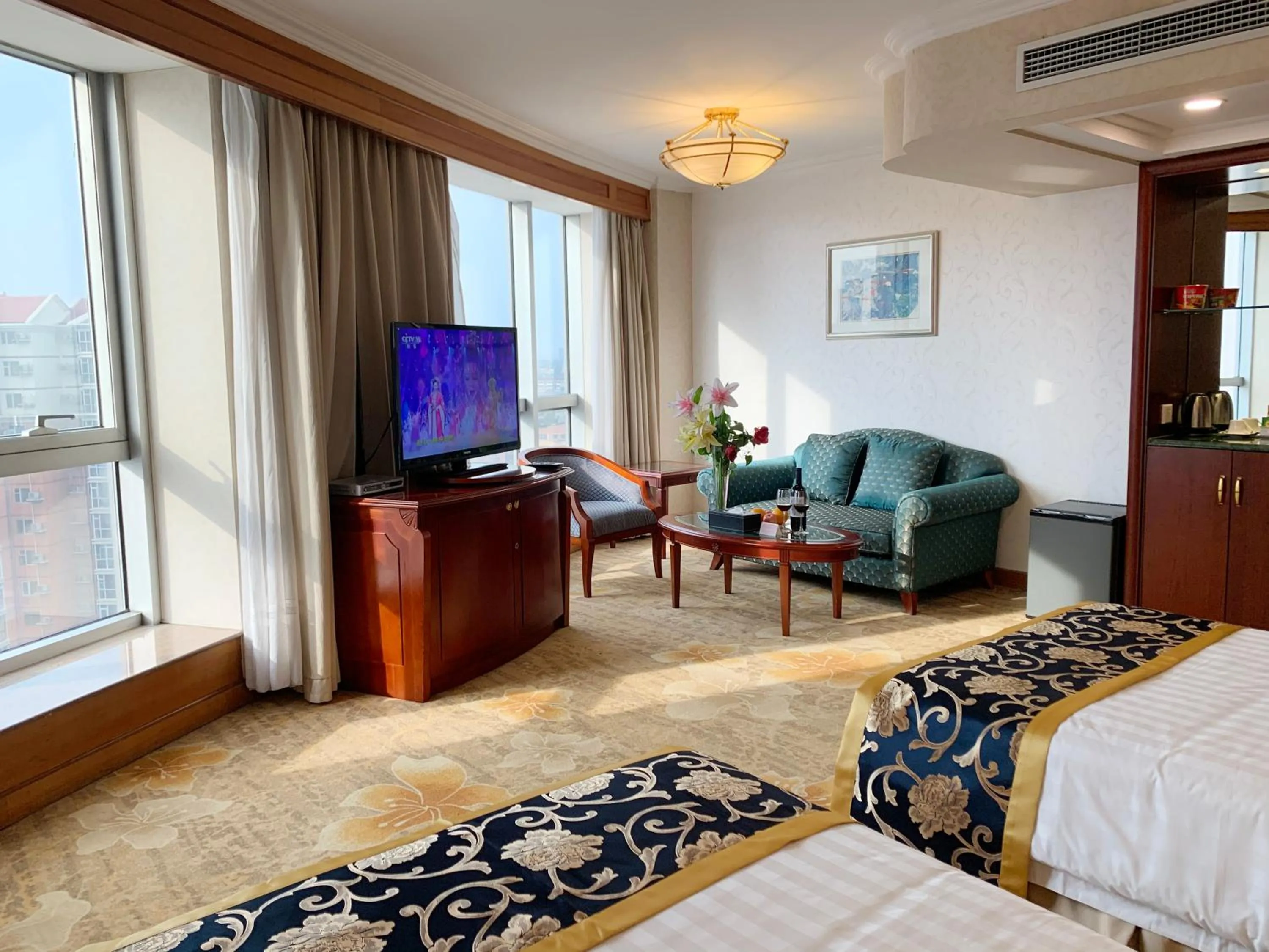 Living room in Beijing Asia Pacific Garden Hotel