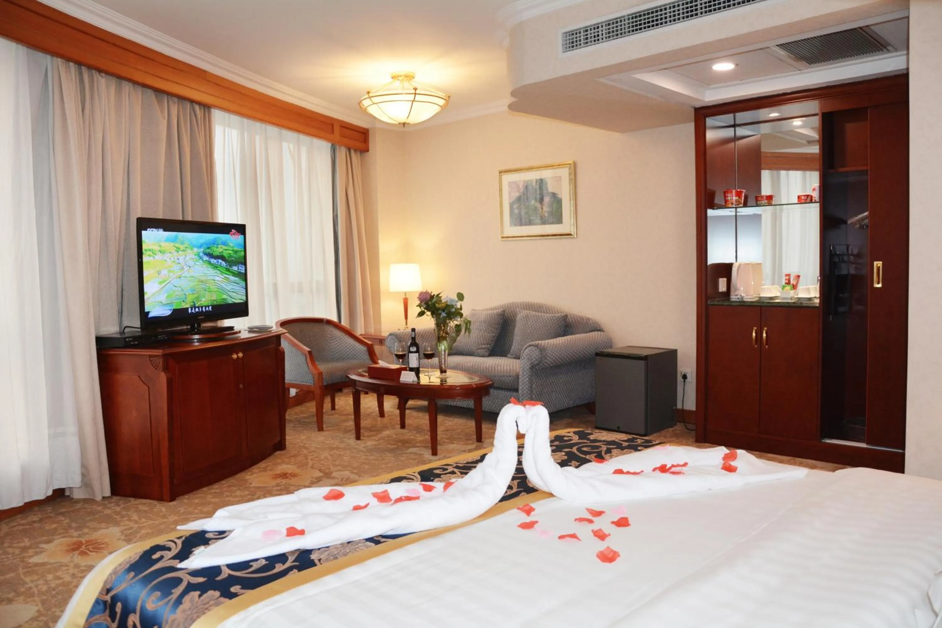 Living room in Beijing Asia Pacific Garden Hotel